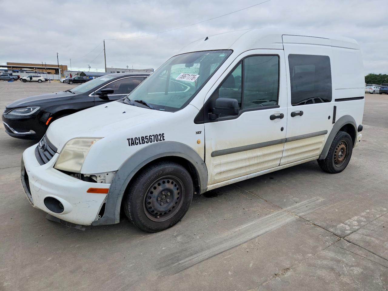 2012 Ford Transit Connect Xlt White vin: NM0LS6BN9CT091952