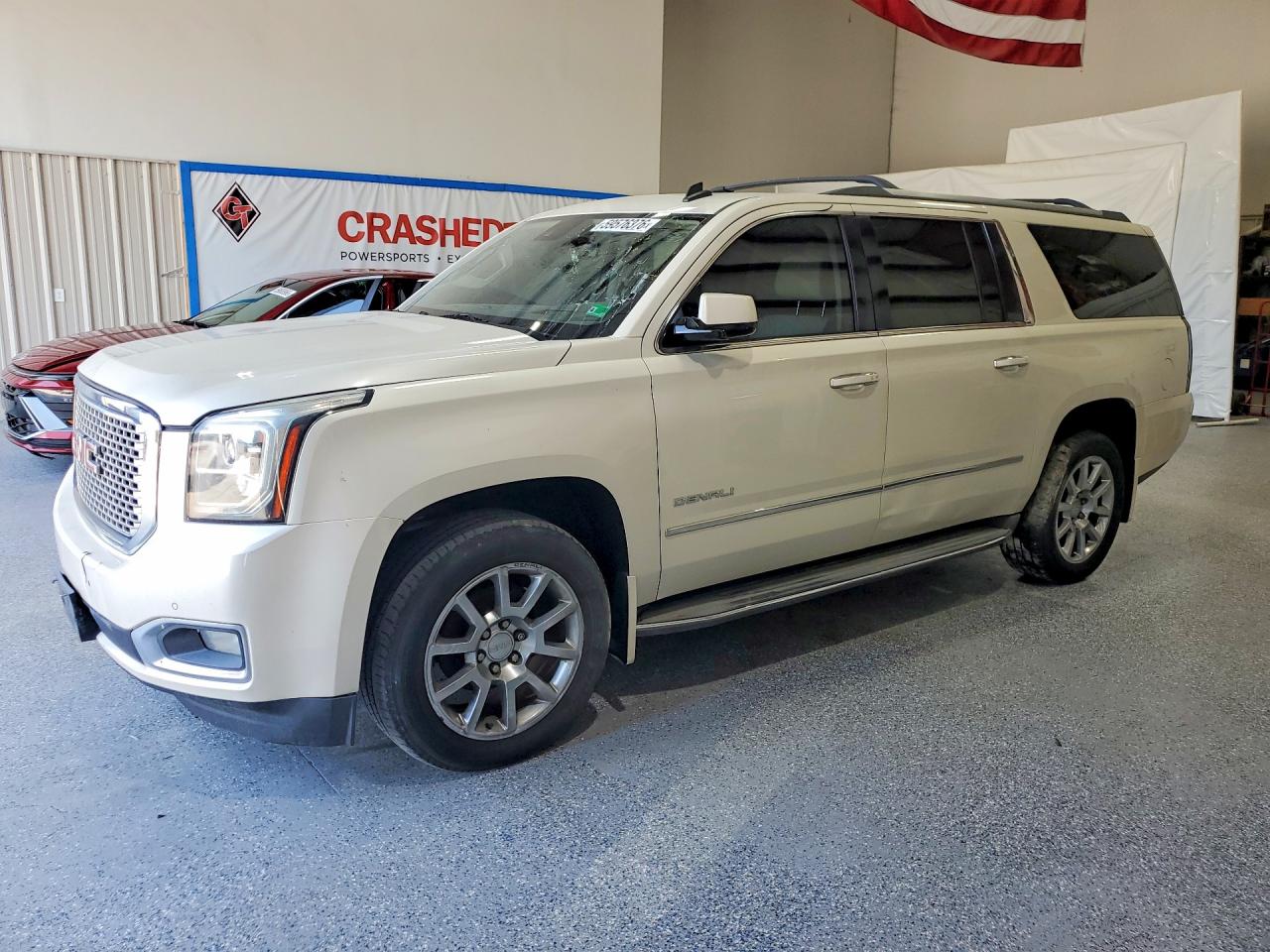 2015 Gmc Yukon Xl Denali White vin: 1GKS2JKJ1FR142994