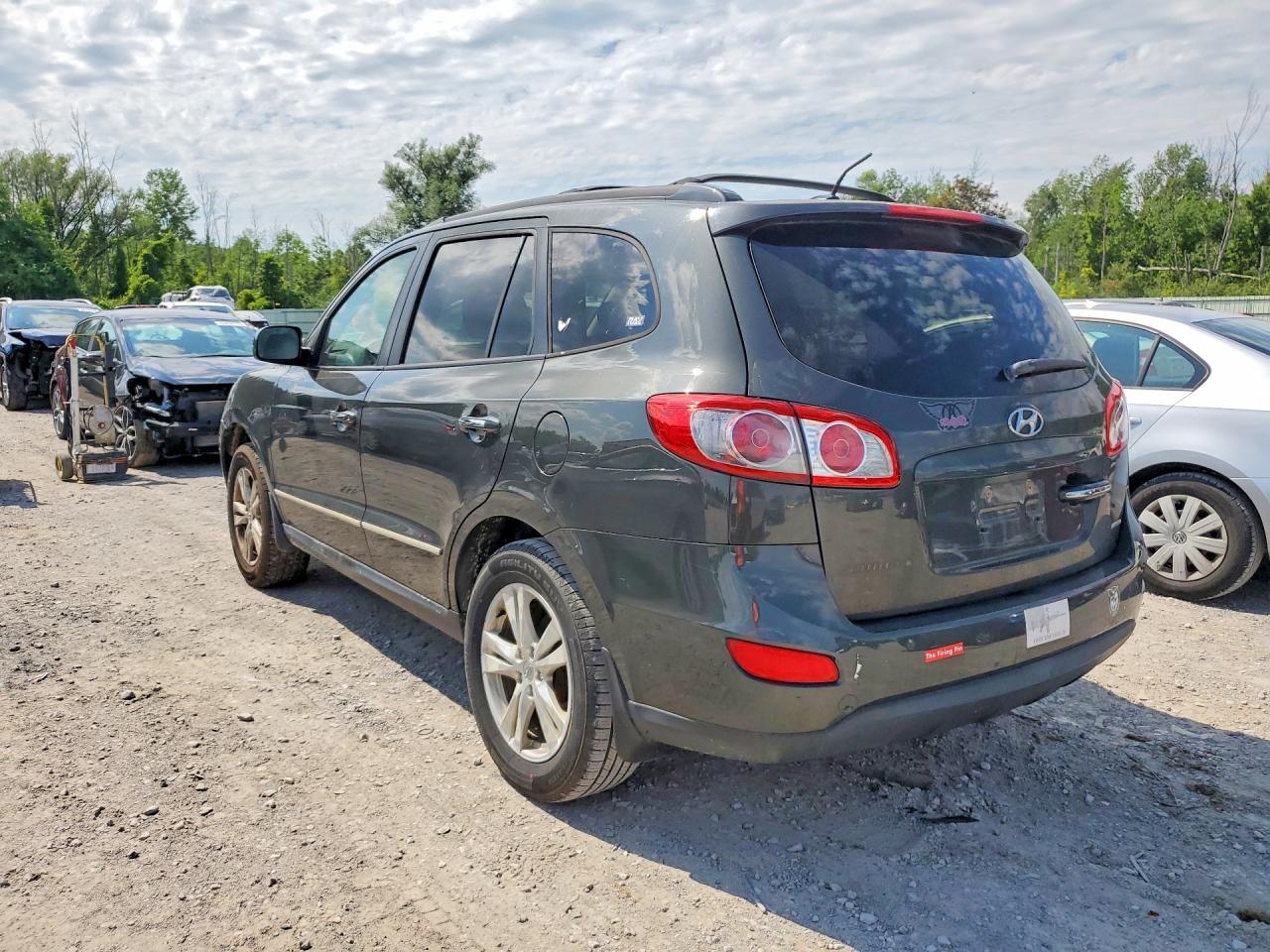 2012 Hyundai Santa Fe Limited Gray vin: 5XYZK4AG1CG110901