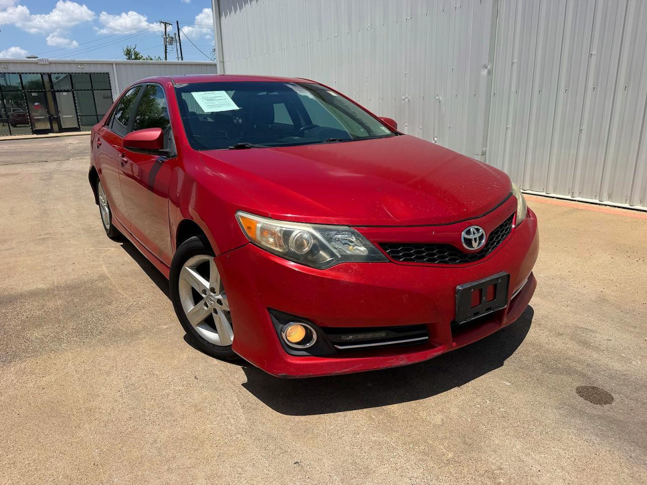 2014 Toyota Camry Se Red vin: 4T1BF1FK3EU759629