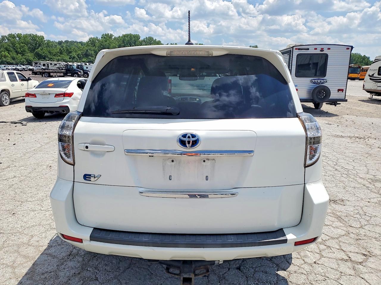 2013 Toyota Rav4 Ev Base Белый vin: 2T3YL4DV4DW002262