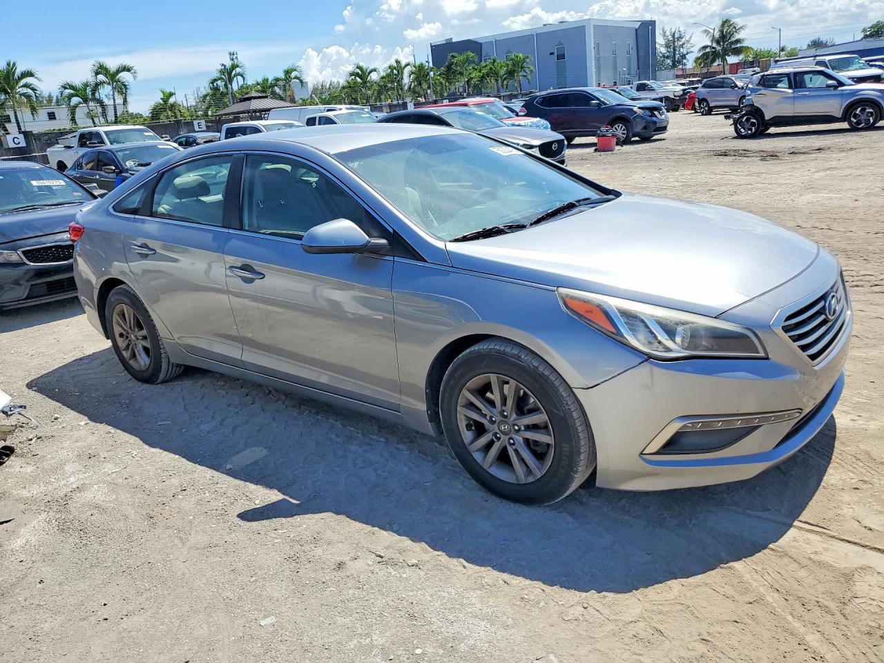 2015 Hyundai Sonata Se Gray vin: 5NPE24AF9FH026411
