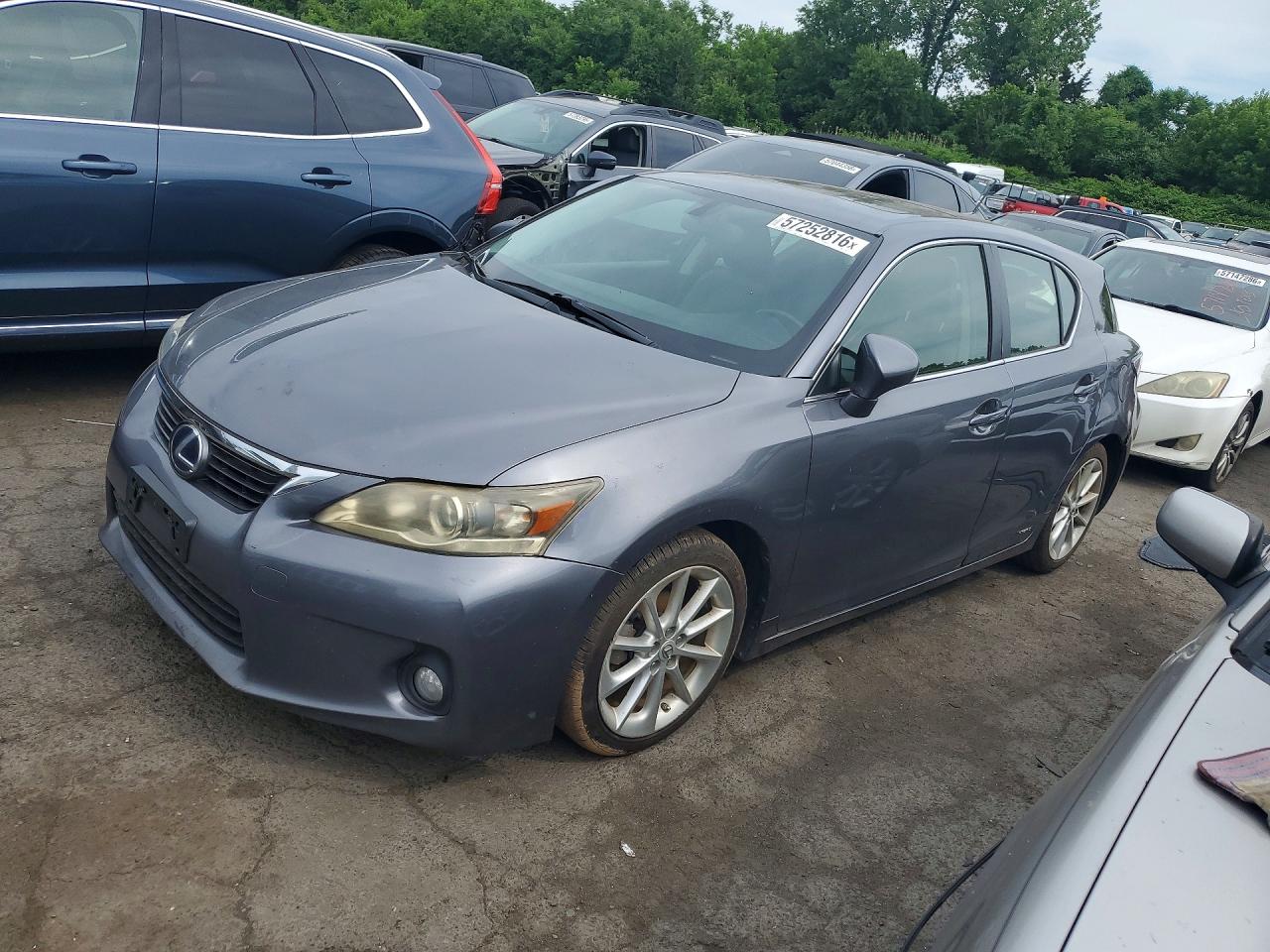 2013 Lexus Ct 200 Gray vin: JTHKD5BH0D2173183