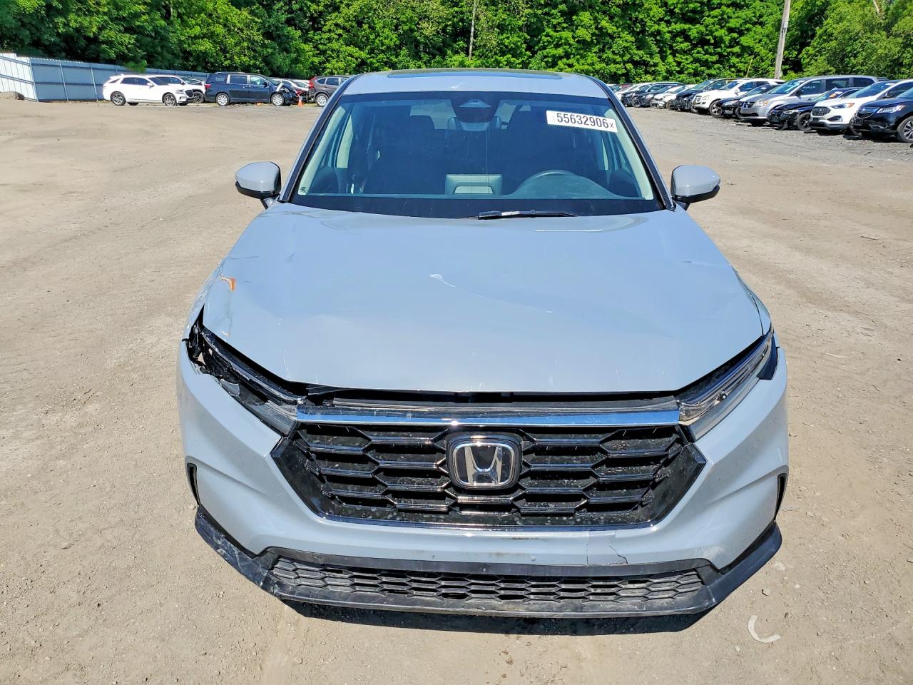 2025 Honda Cr-v Ex Gray vin: 7FARS4H46SE015160