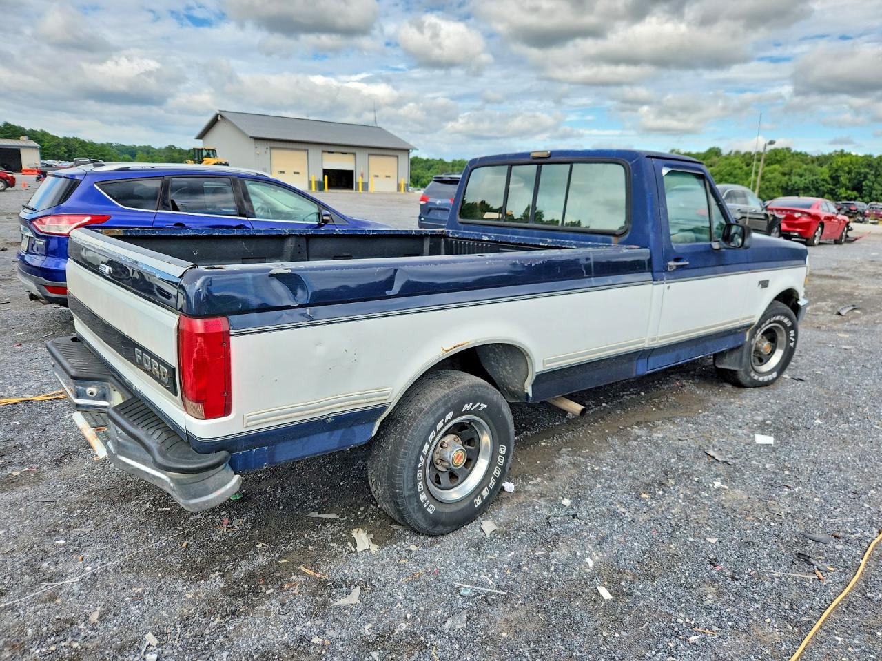 1993 Ford F150 Blue vin: 1FTDF15N3PLA47090