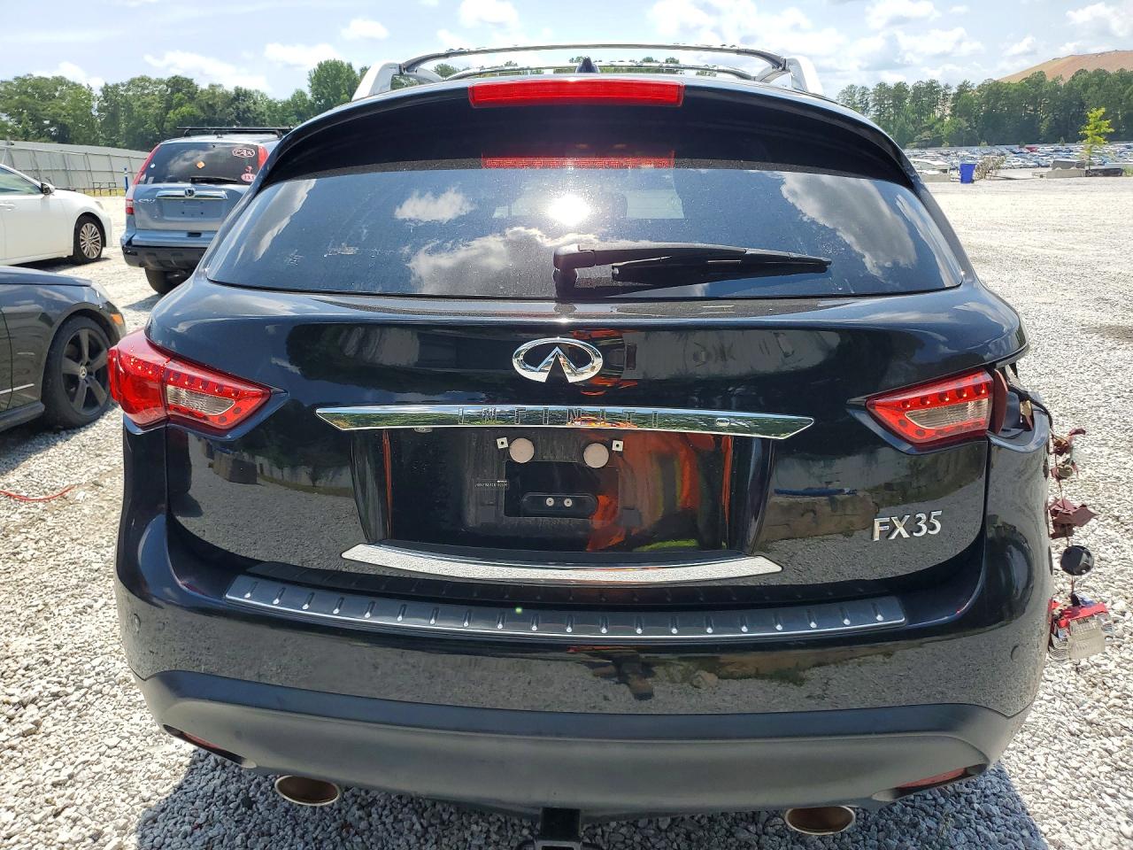 2012 Infiniti Fx35 Base Черный vin: JN8AS1MU9CM120608