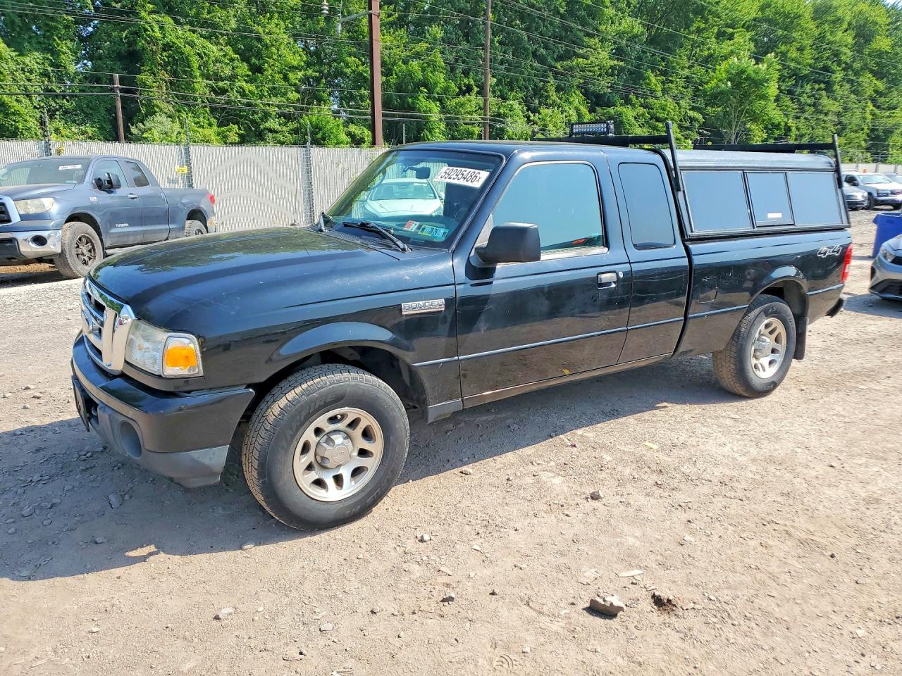2010 Ford Ranger Super Cab Черный vin: 1FTLR4FEXAPA35098