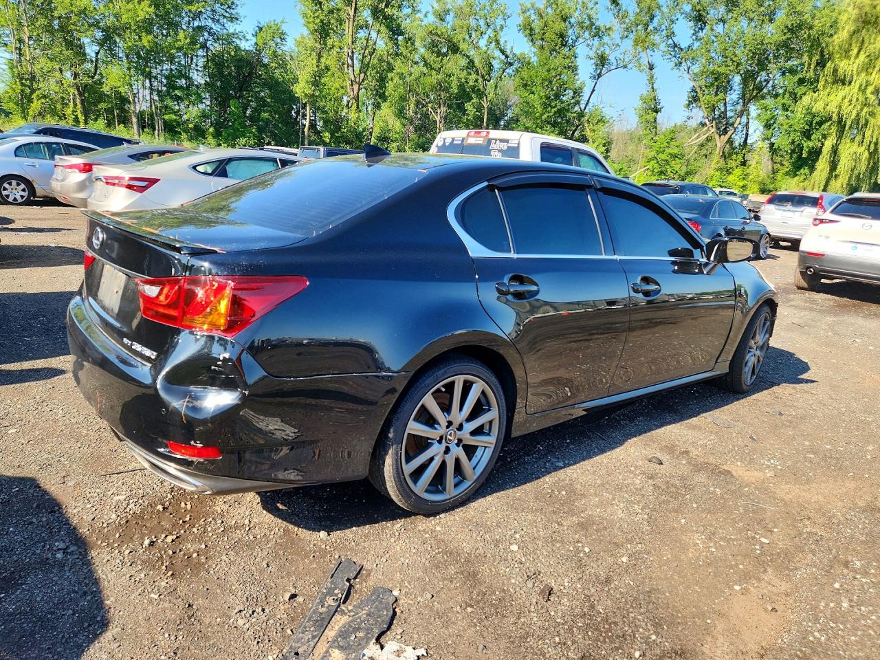 2015 Lexus Gs 350 Black vin: JTHCE1BL9FA007493