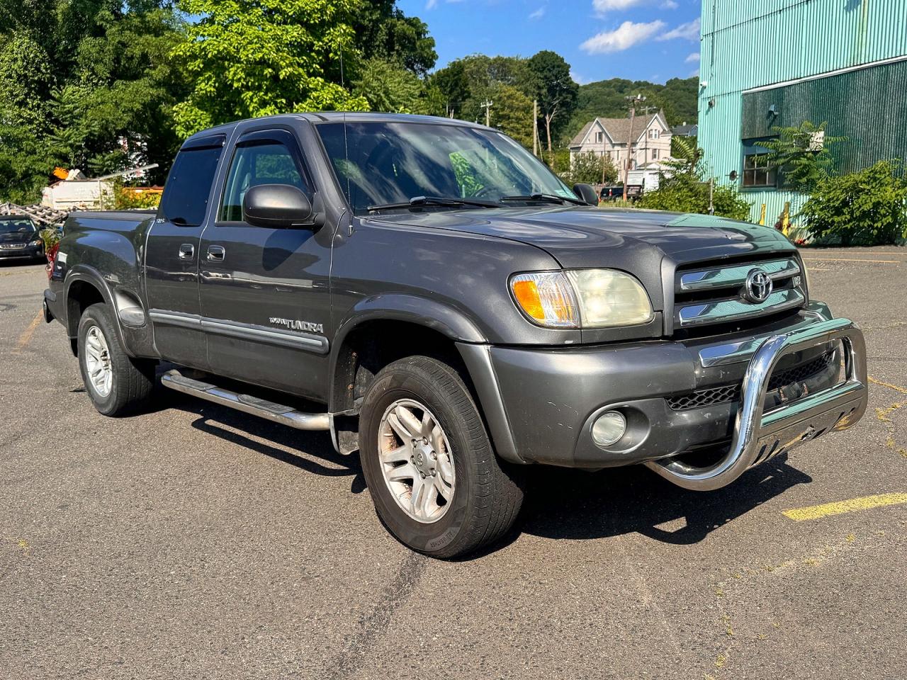 2003 Toyota Tundra Access Cab Sr5 Gray vin: 5TBBT44193S370867