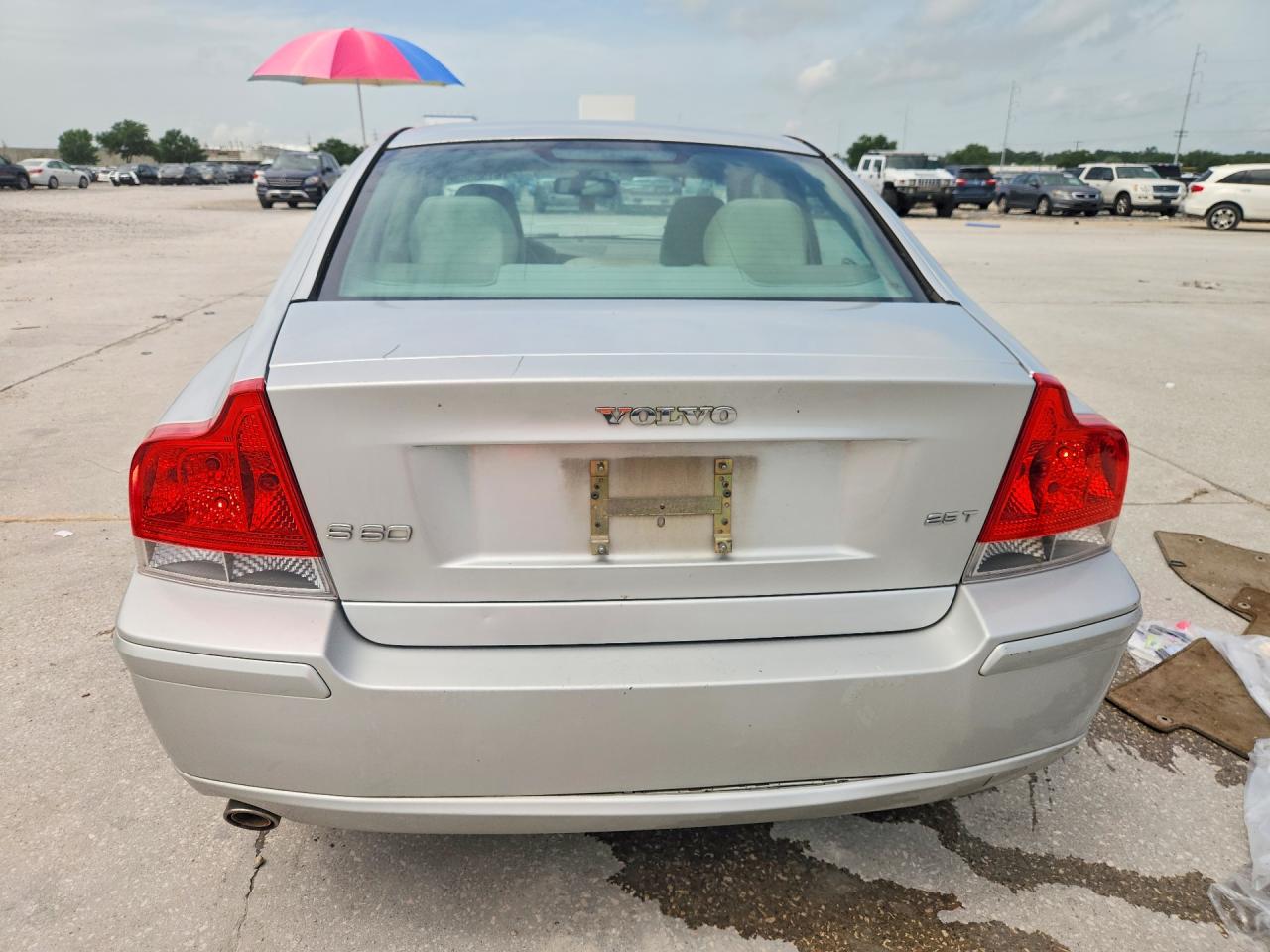 2007 Volvo S60 2.5t Silver vin: YV1RS592372617582