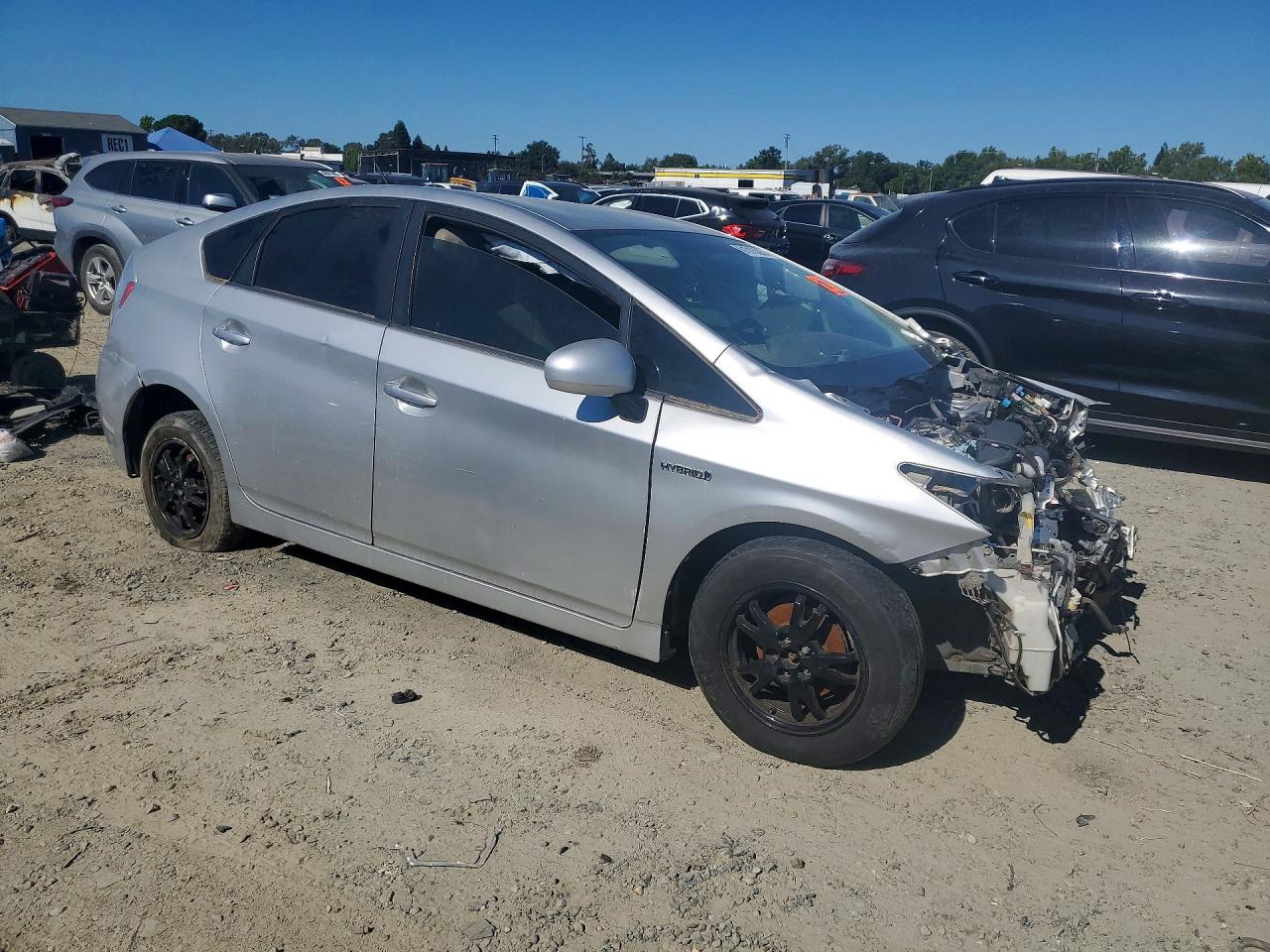 2014 Toyota Prius Two Зеленый vin: JTDKN3DU3E1832295