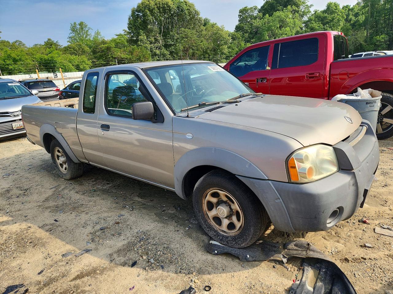 2003 Nissan Frontier King Cab Xe Silver vin: 1N6DD26T23C466838