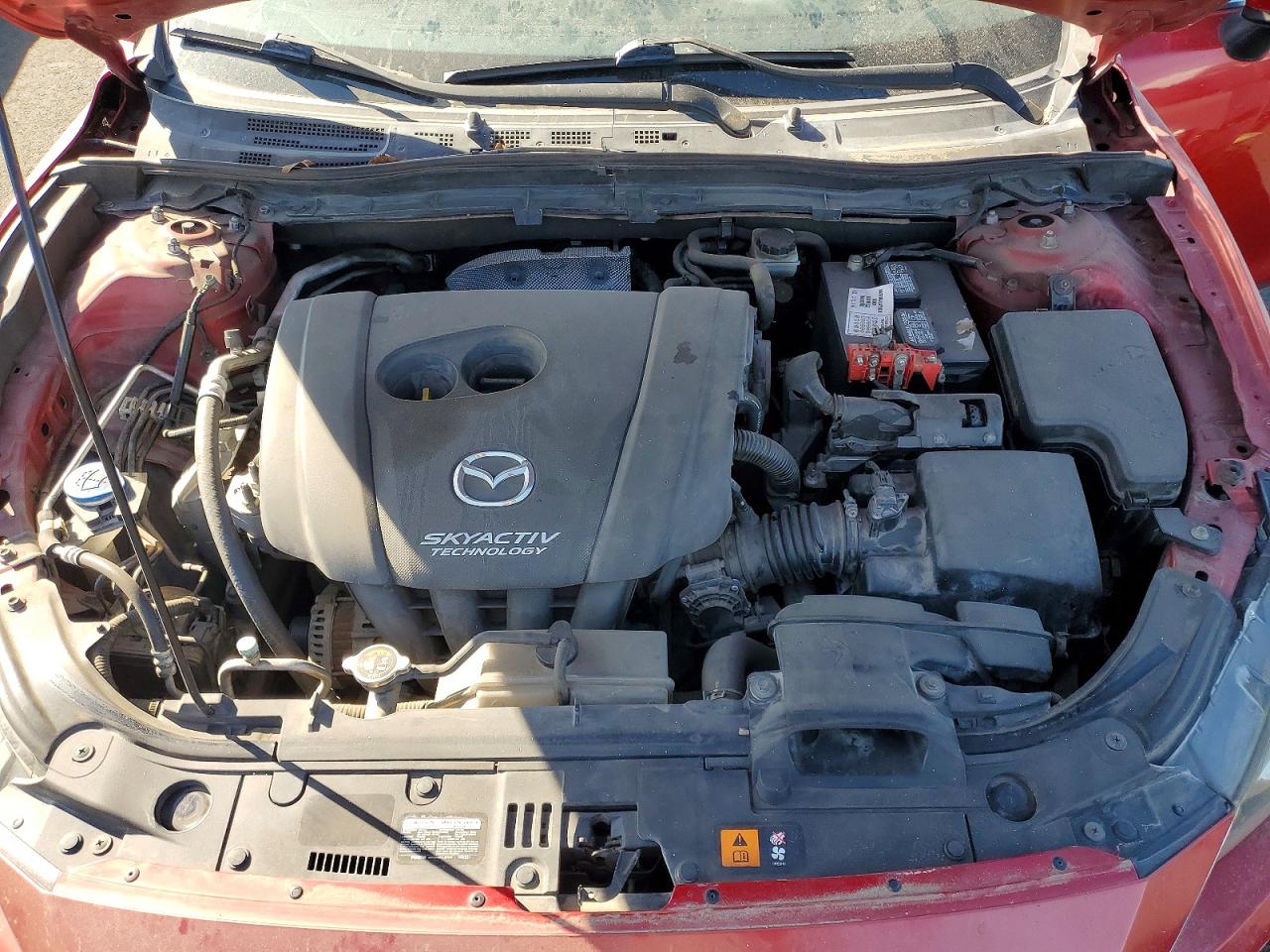 2014 Mazda 3 Grand Touring Red vin: JM1BM1M71E1210134