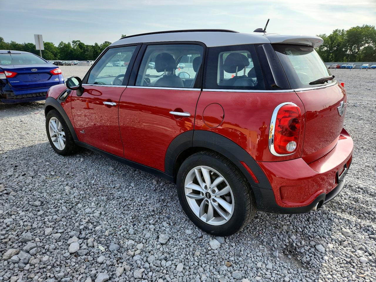 2013 Mini Cooper S Countryman Red vin: WMWZC5C56DWP32457