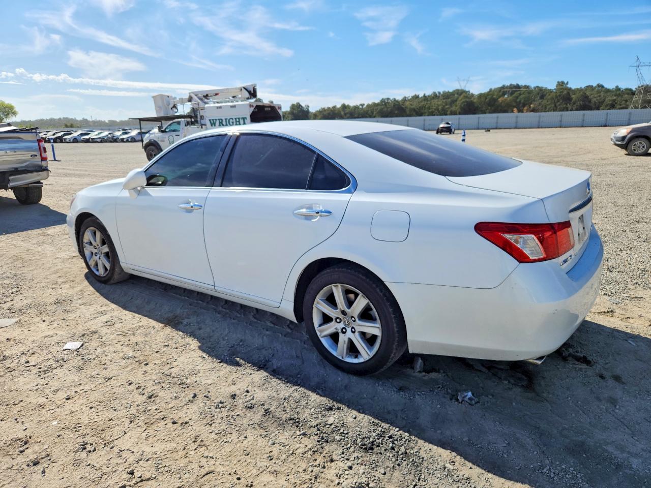 2009 Lexus Es 350 White vin: JTHBJ46G492304949