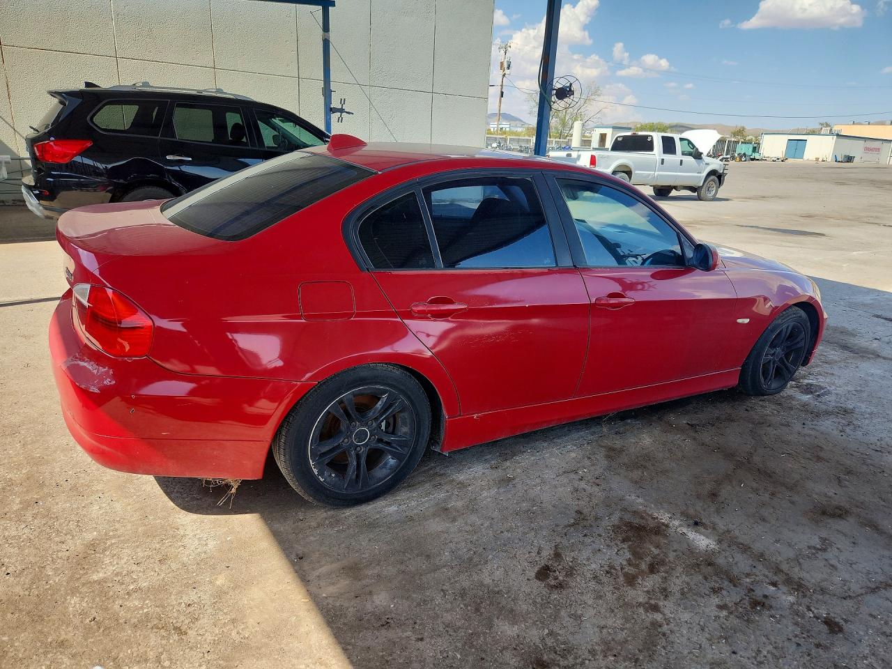 2008 Bmw 328 I Red vin: WBAVA37598NL56559