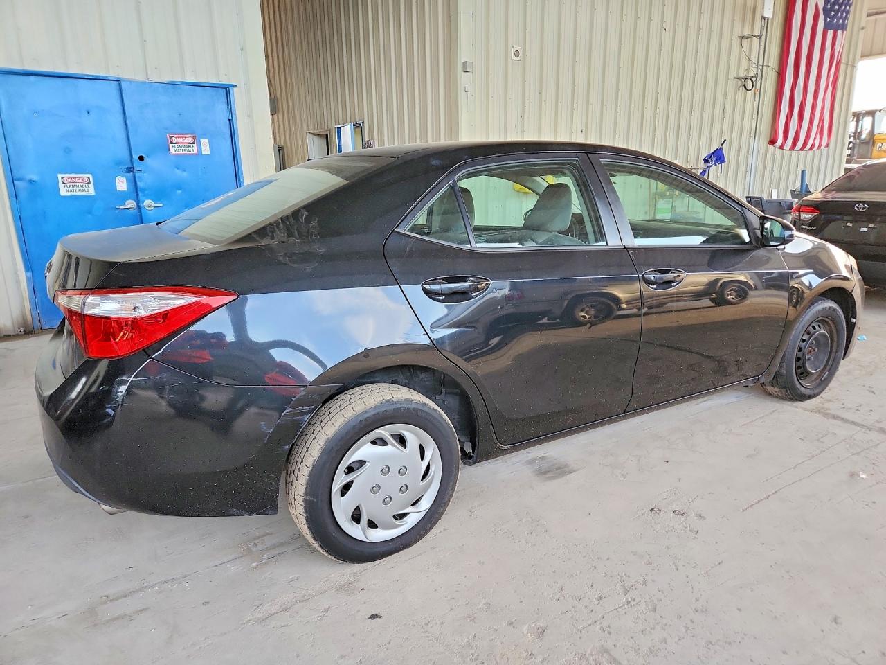 2014 Toyota Corolla L Black vin: 2T1BURHEXEC198374