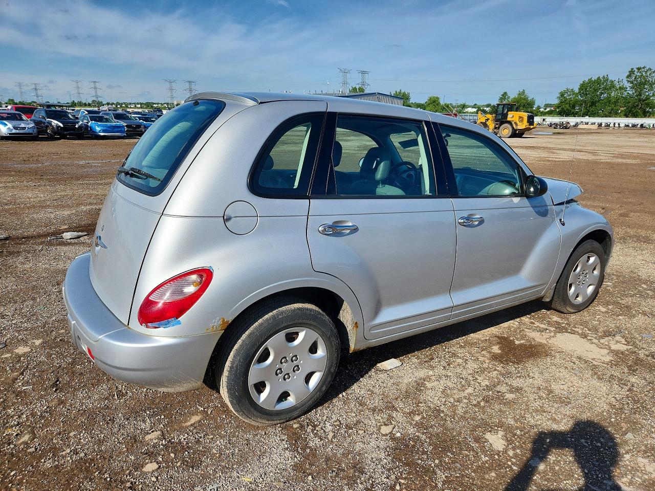 2007 Chrysler Pt Cruiser Silver vin: 3A4FY48B07T508024