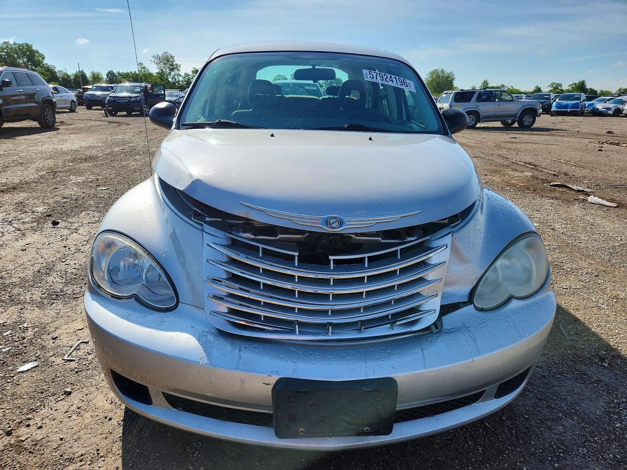 2007 Chrysler Pt Cruiser Silver vin: 3A4FY48B07T508024