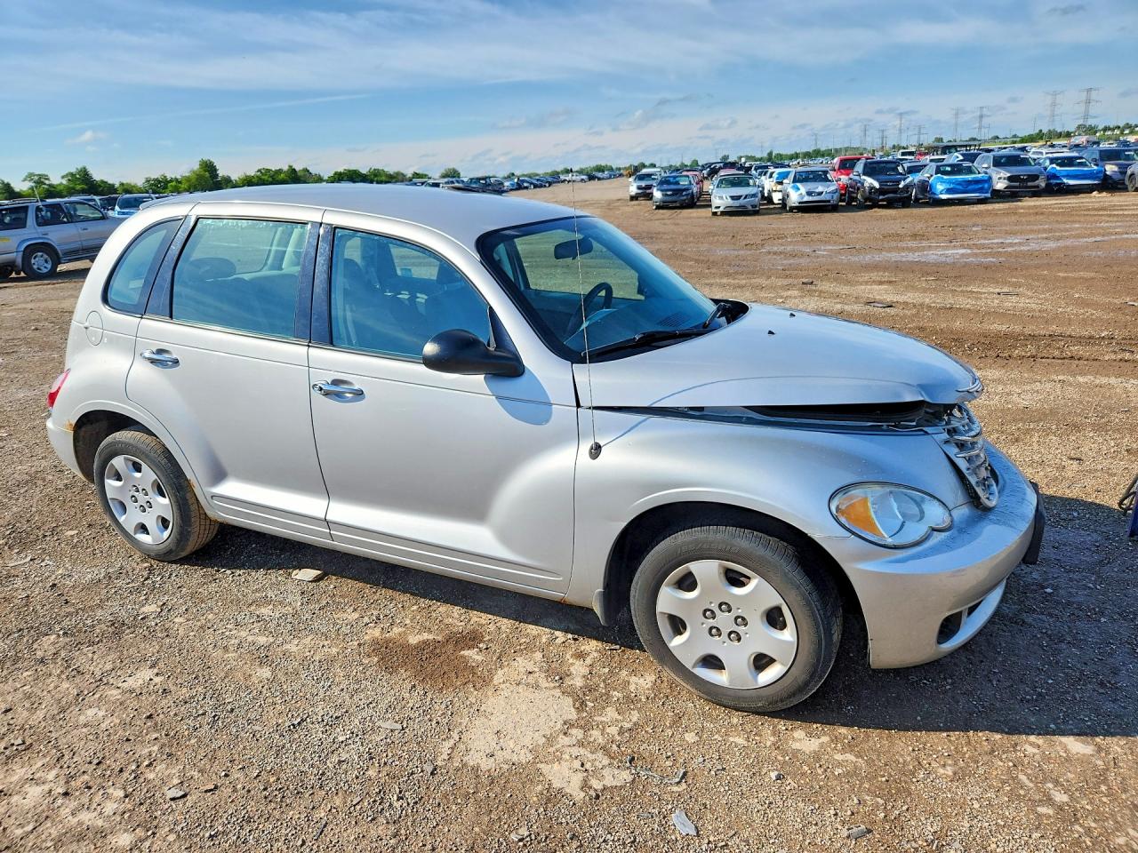 2007 Chrysler Pt Cruiser Silver vin: 3A4FY48B07T508024