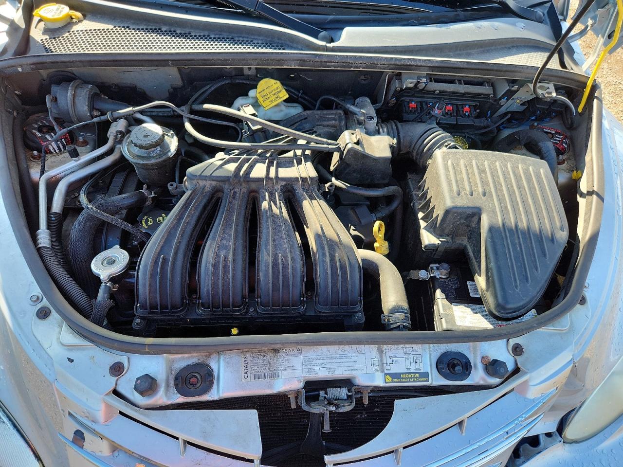 2007 Chrysler Pt Cruiser Silver vin: 3A4FY48B07T508024