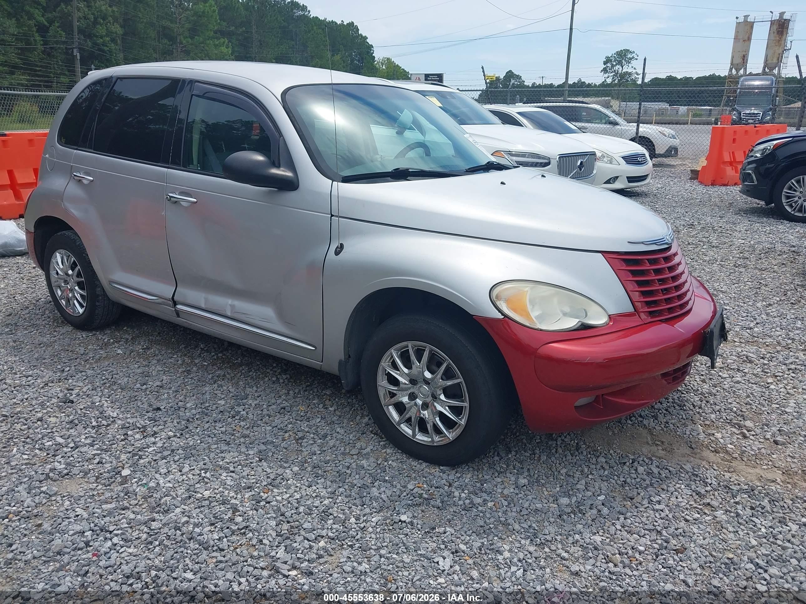 2007 Chrysler Pt Cruiser   Silver vin: 3A4FY48B17T553117