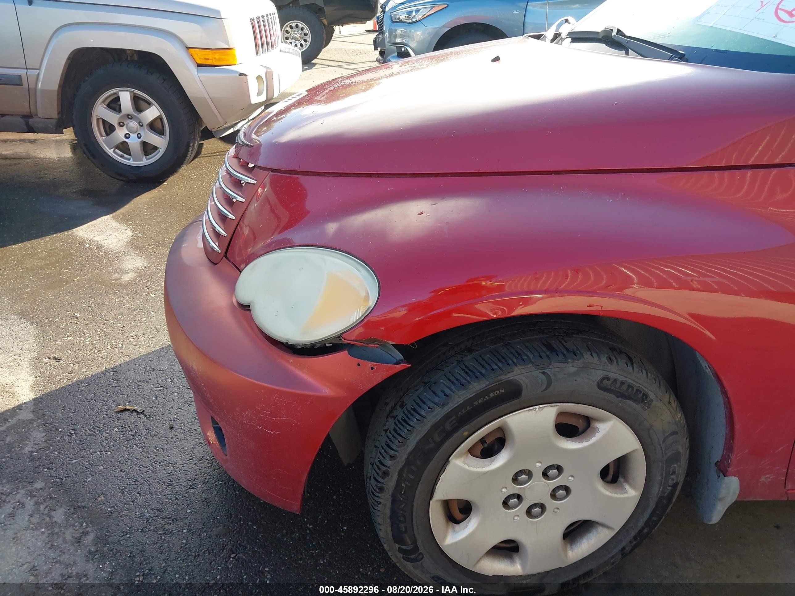 2006 Chrysler Pt Cruiser   Red vin: 3A4FY48B26T253262