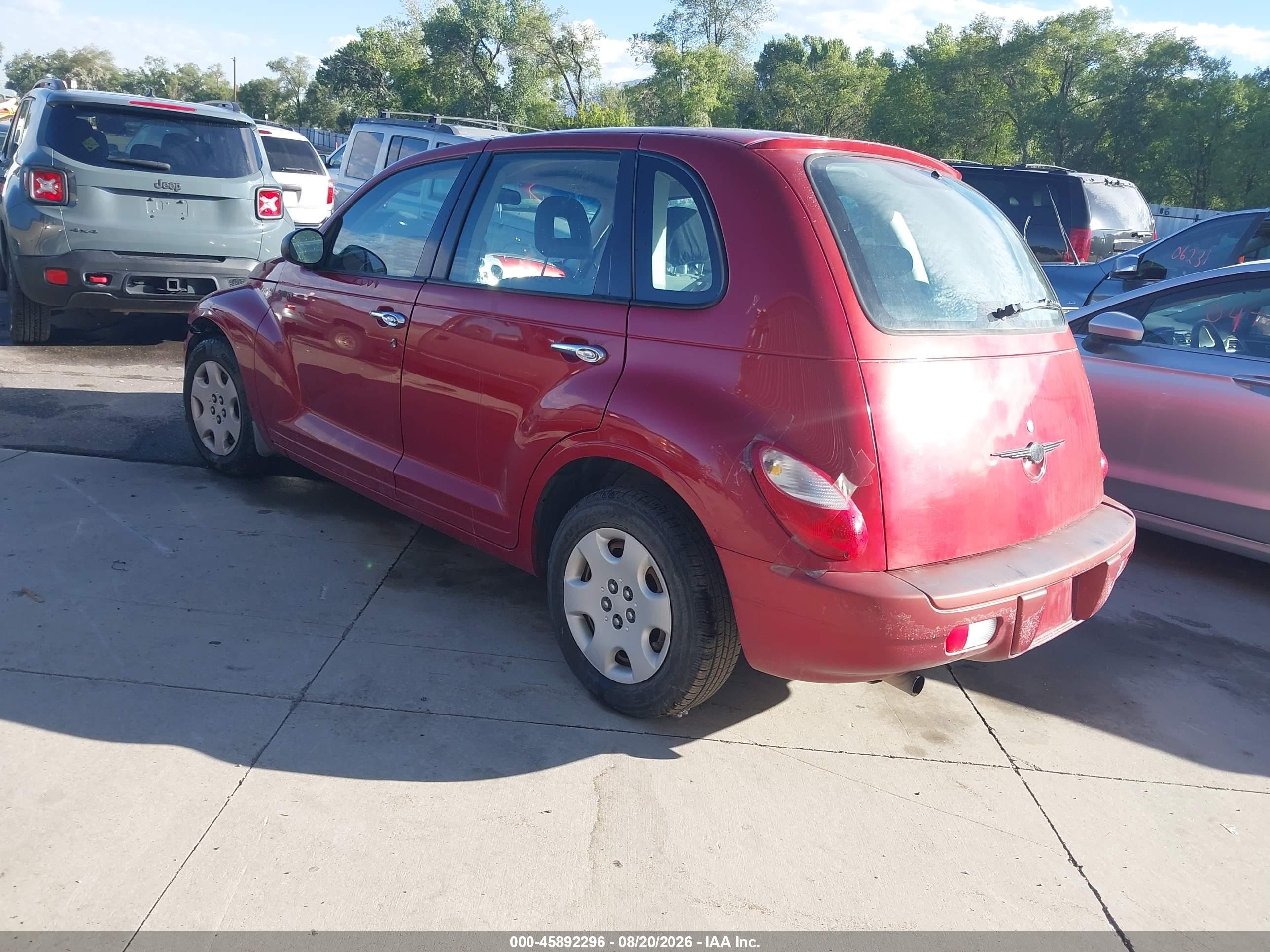 2006 Chrysler Pt Cruiser   Red vin: 3A4FY48B26T253262