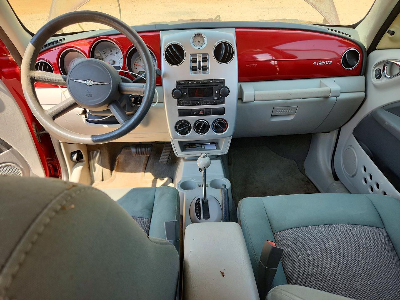 2007 Chrysler Pt Cruiser Red vin: 3A4FY48B27T614751