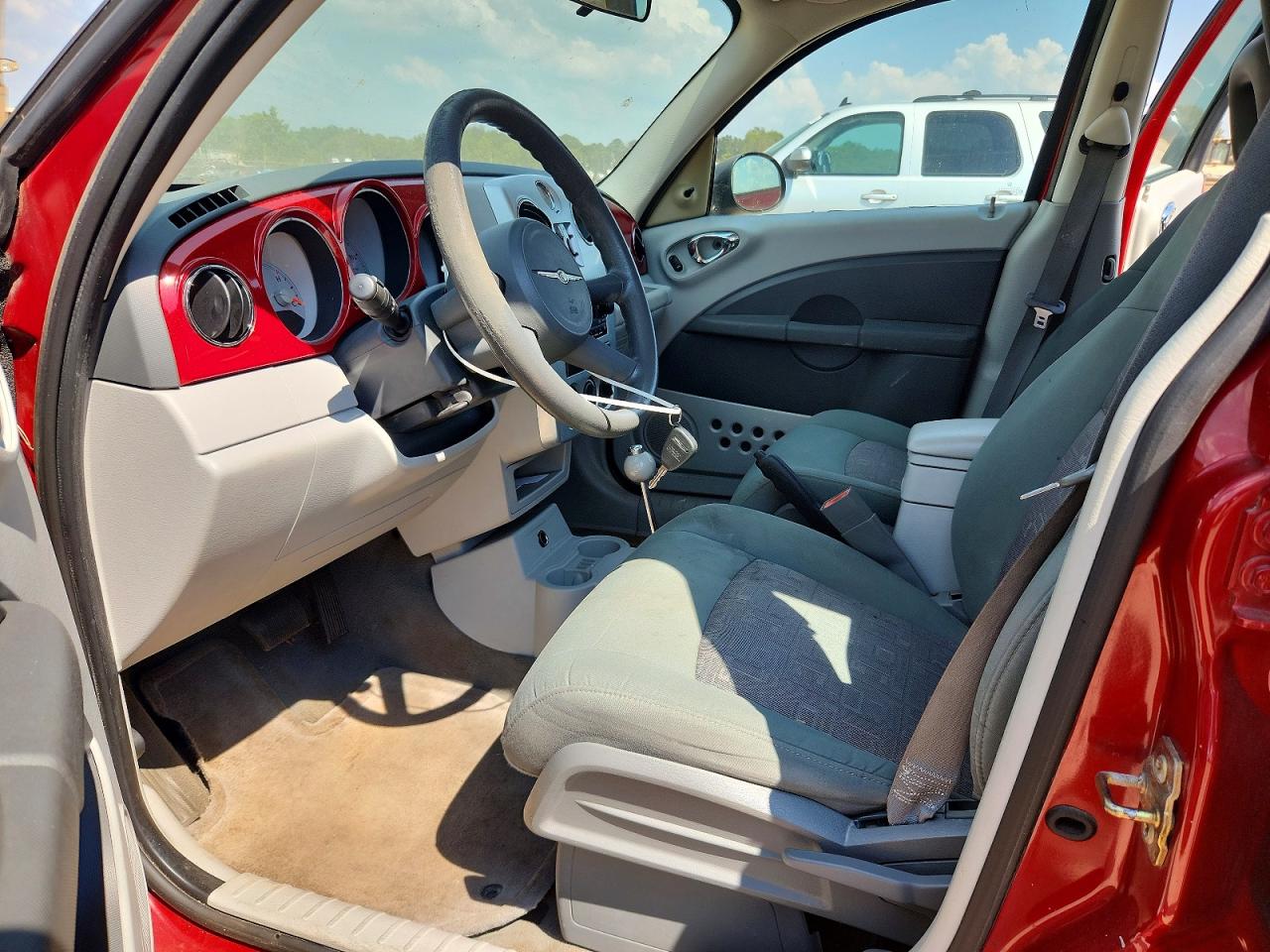 2007 Chrysler Pt Cruiser Red vin: 3A4FY48B27T614751