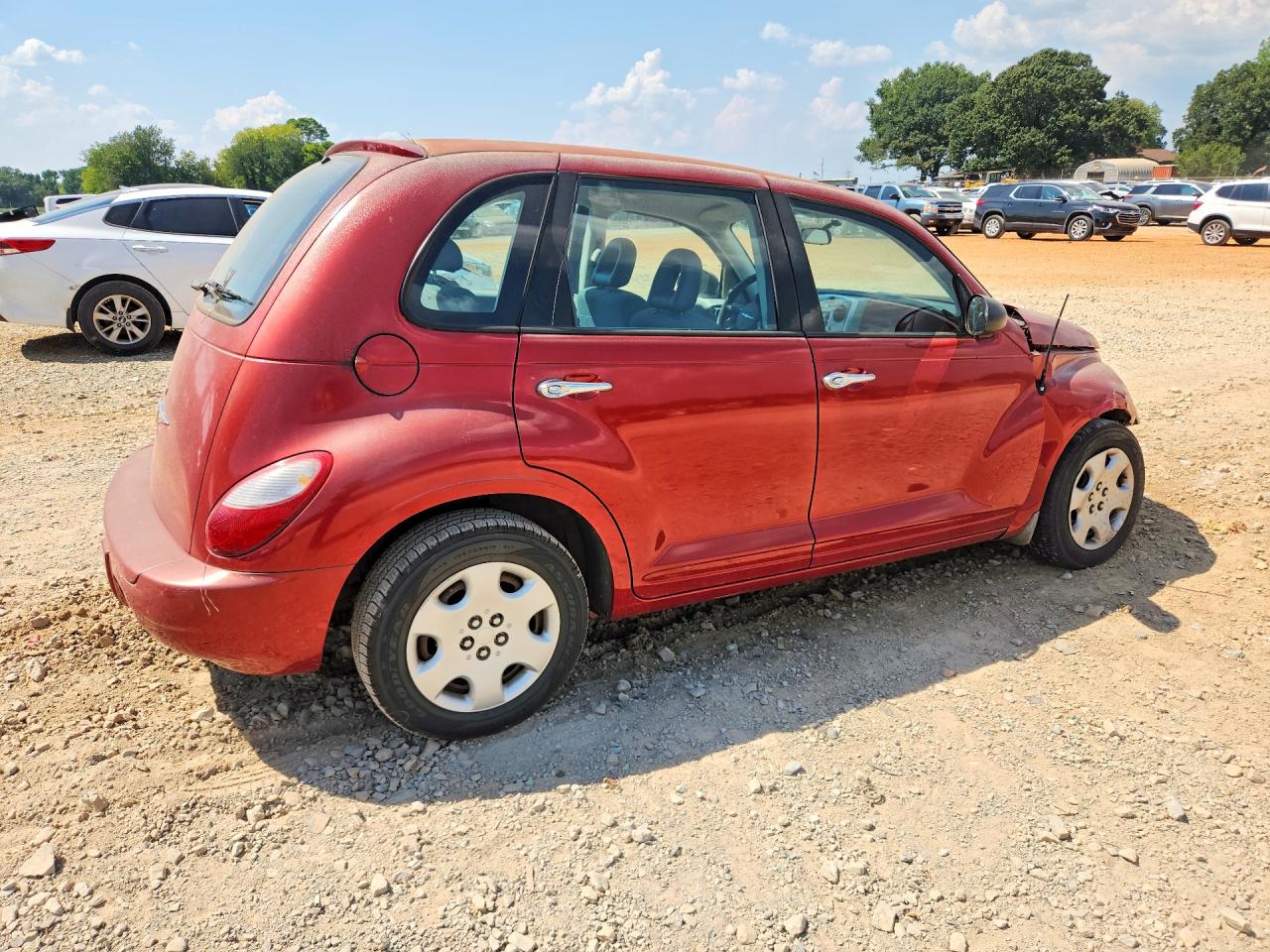2007 Chrysler Pt Cruiser Red vin: 3A4FY48B27T614751