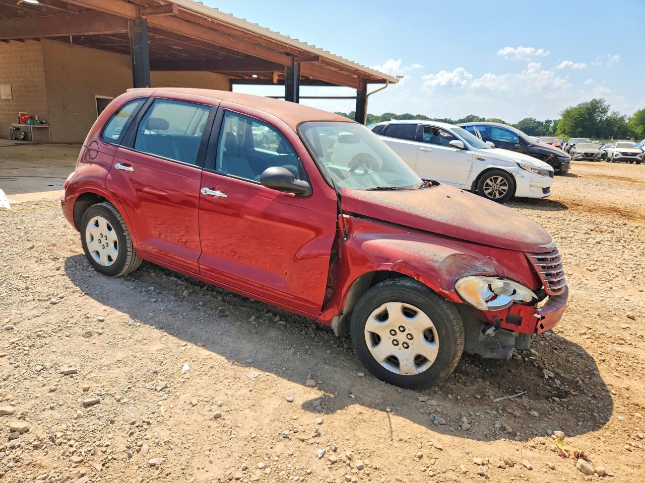 2007 Chrysler Pt Cruiser Red vin: 3A4FY48B27T614751