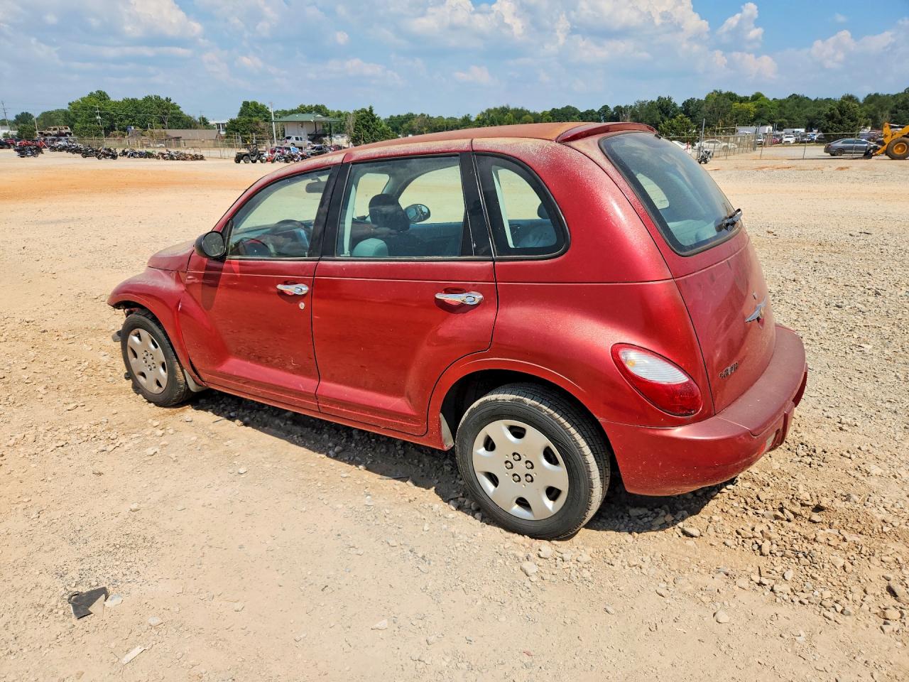 2007 Chrysler Pt Cruiser Red vin: 3A4FY48B27T614751