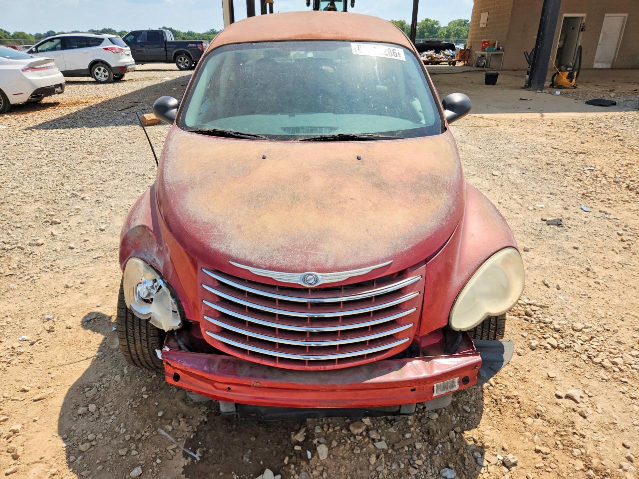 2007 Chrysler Pt Cruiser Red vin: 3A4FY48B27T614751