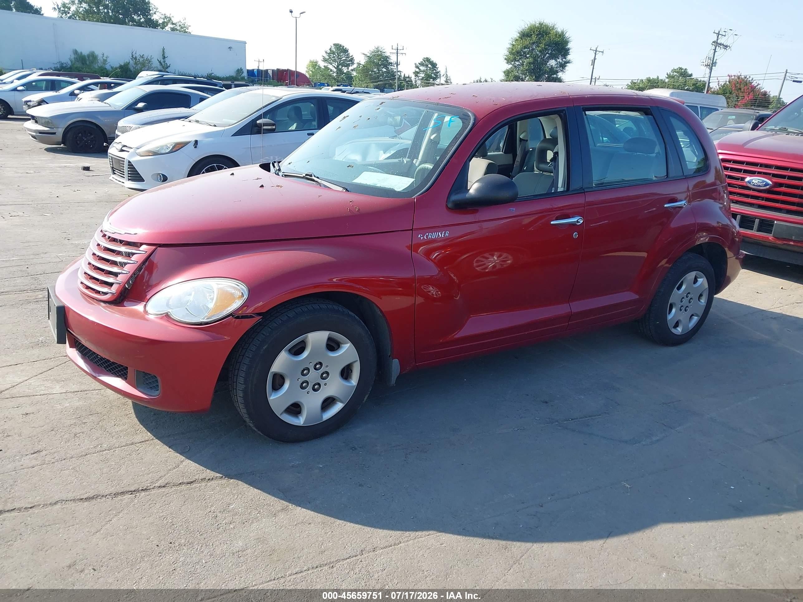 2006 Chrysler Pt Cruiser   Red vin: 3A4FY48B36T216303