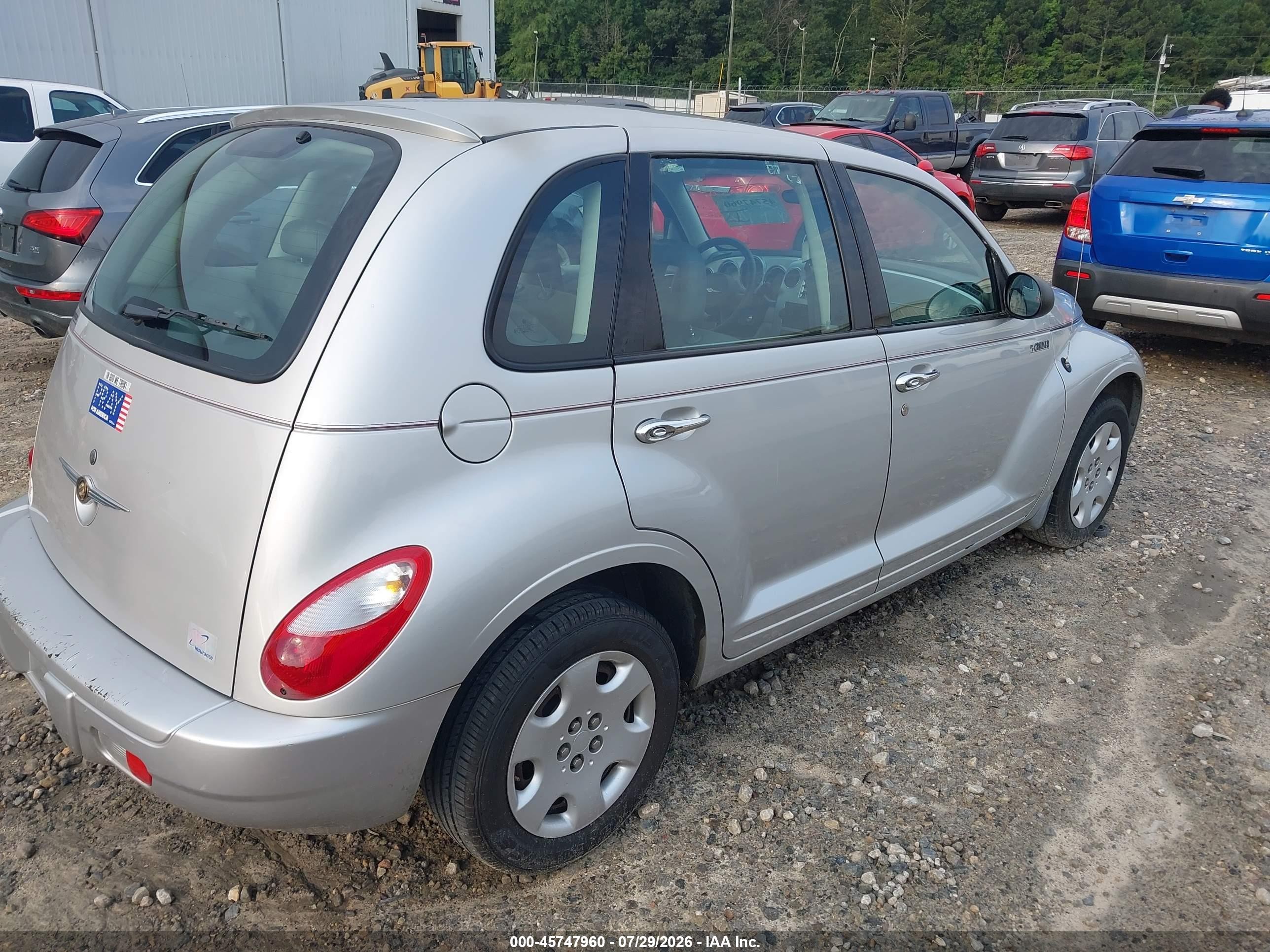 2006 Chrysler Pt Cruiser   Серебряный vin: 3A4FY48B36T262472