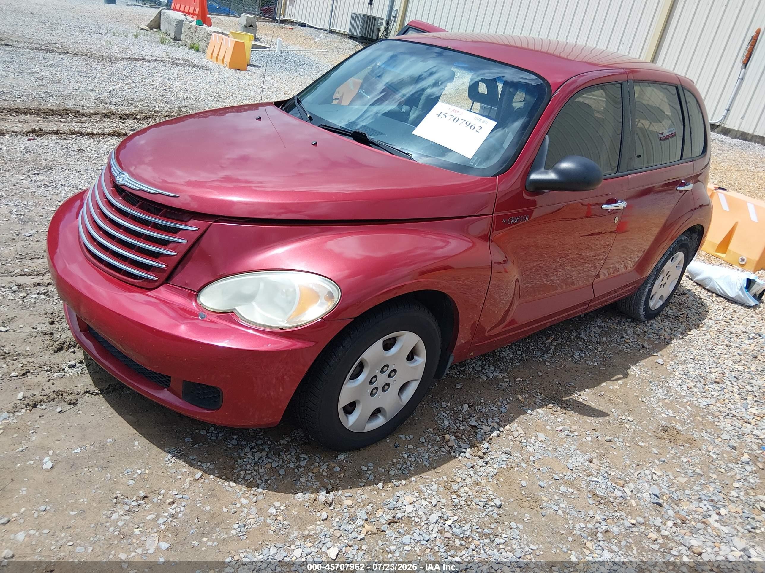 2006 Chrysler Pt Cruiser   Красный vin: 3A4FY48B36T339437