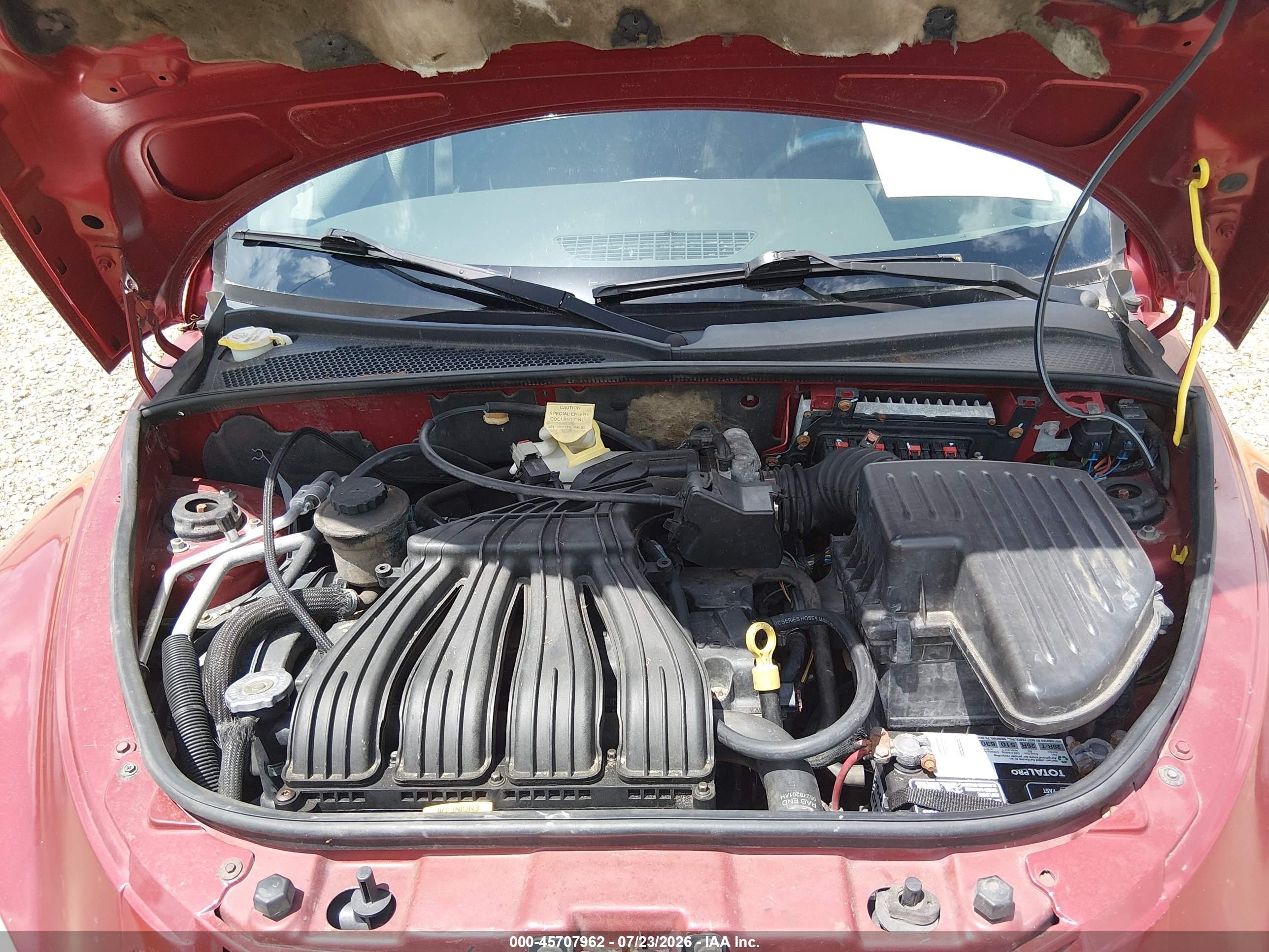 2006 Chrysler Pt Cruiser   Красный vin: 3A4FY48B36T339437