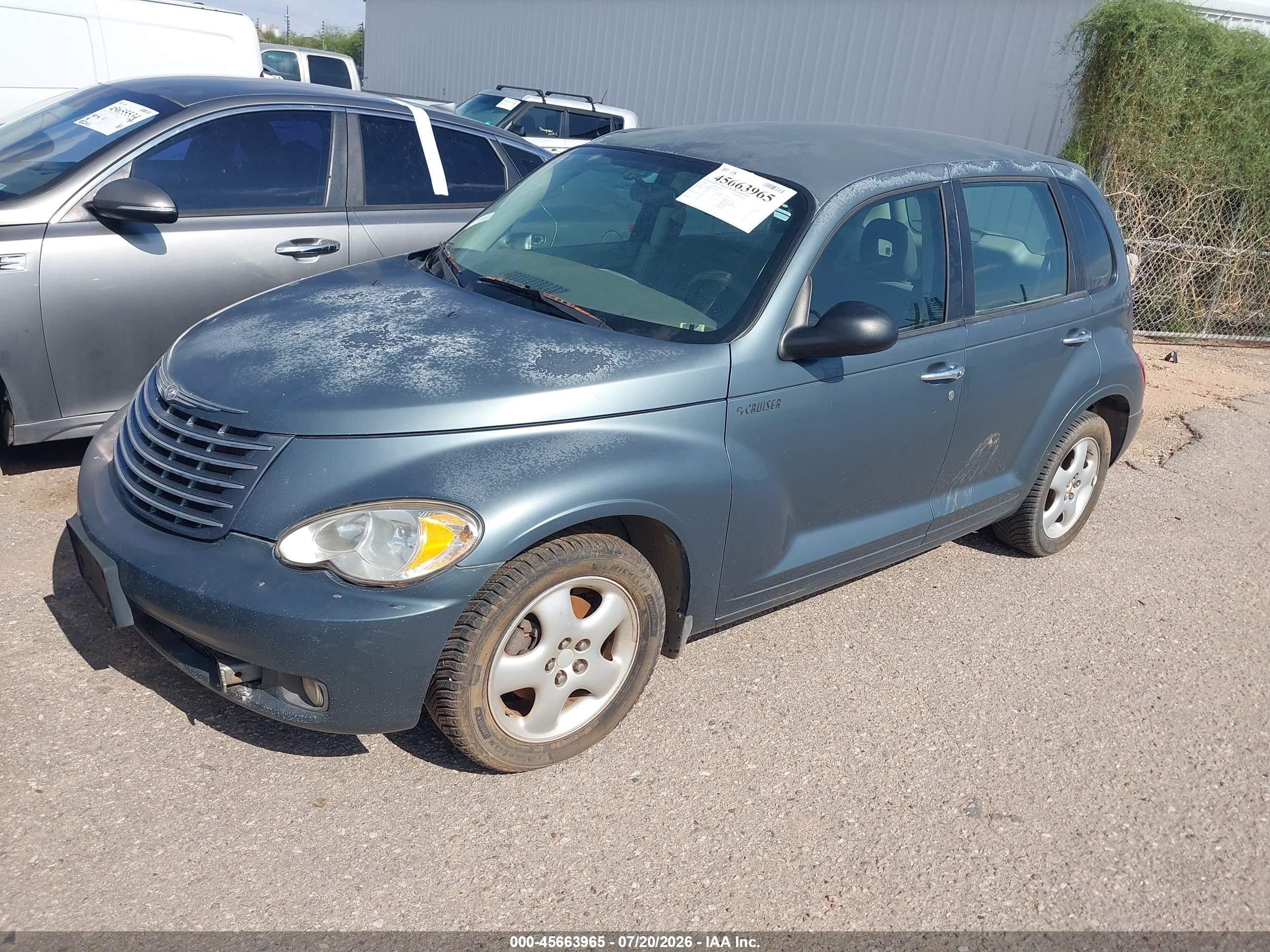 2006 Chrysler Pt Cruiser   Серый vin: 3A4FY48B36T343651