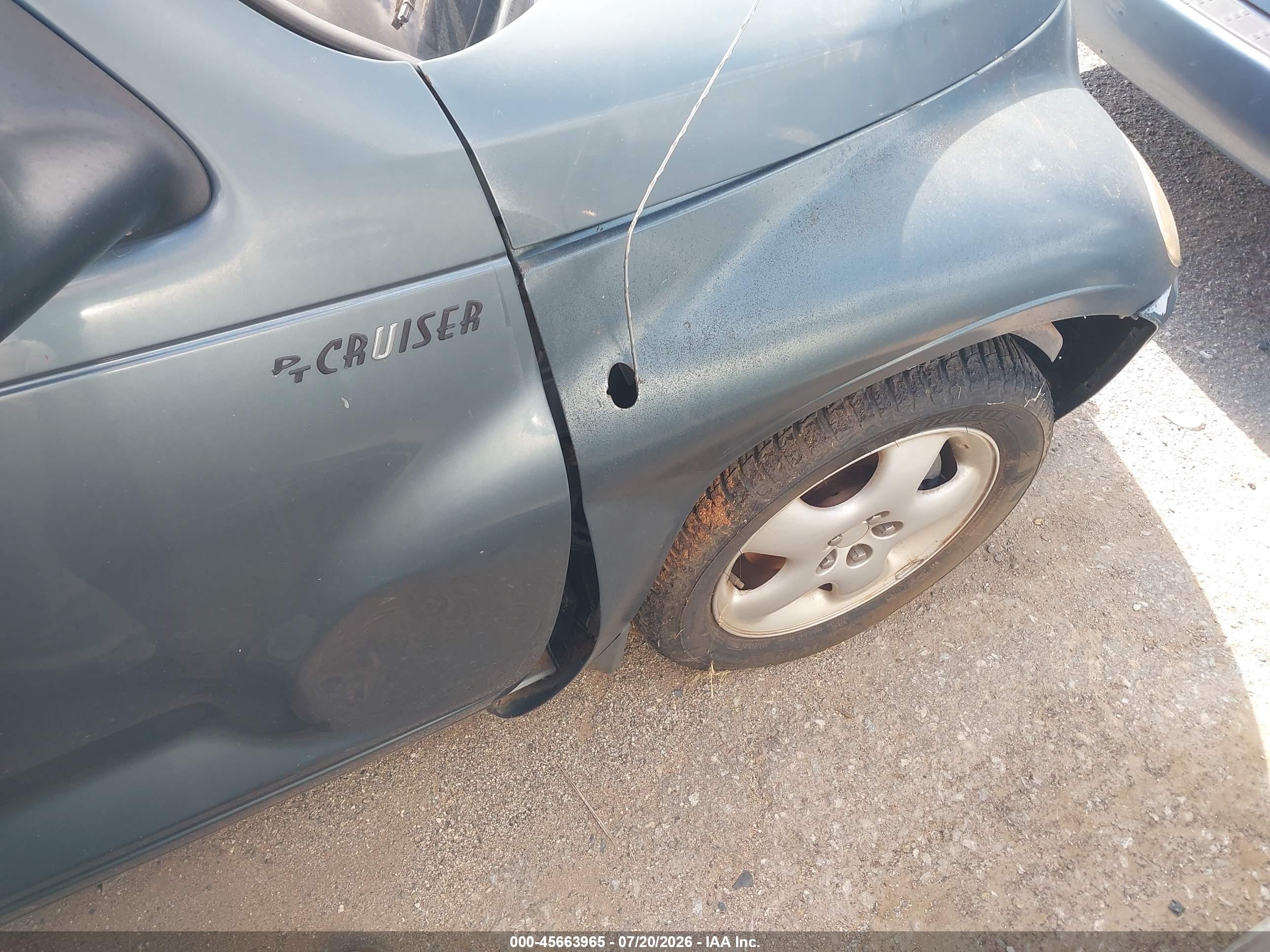 2006 Chrysler Pt Cruiser   Серый vin: 3A4FY48B36T343651