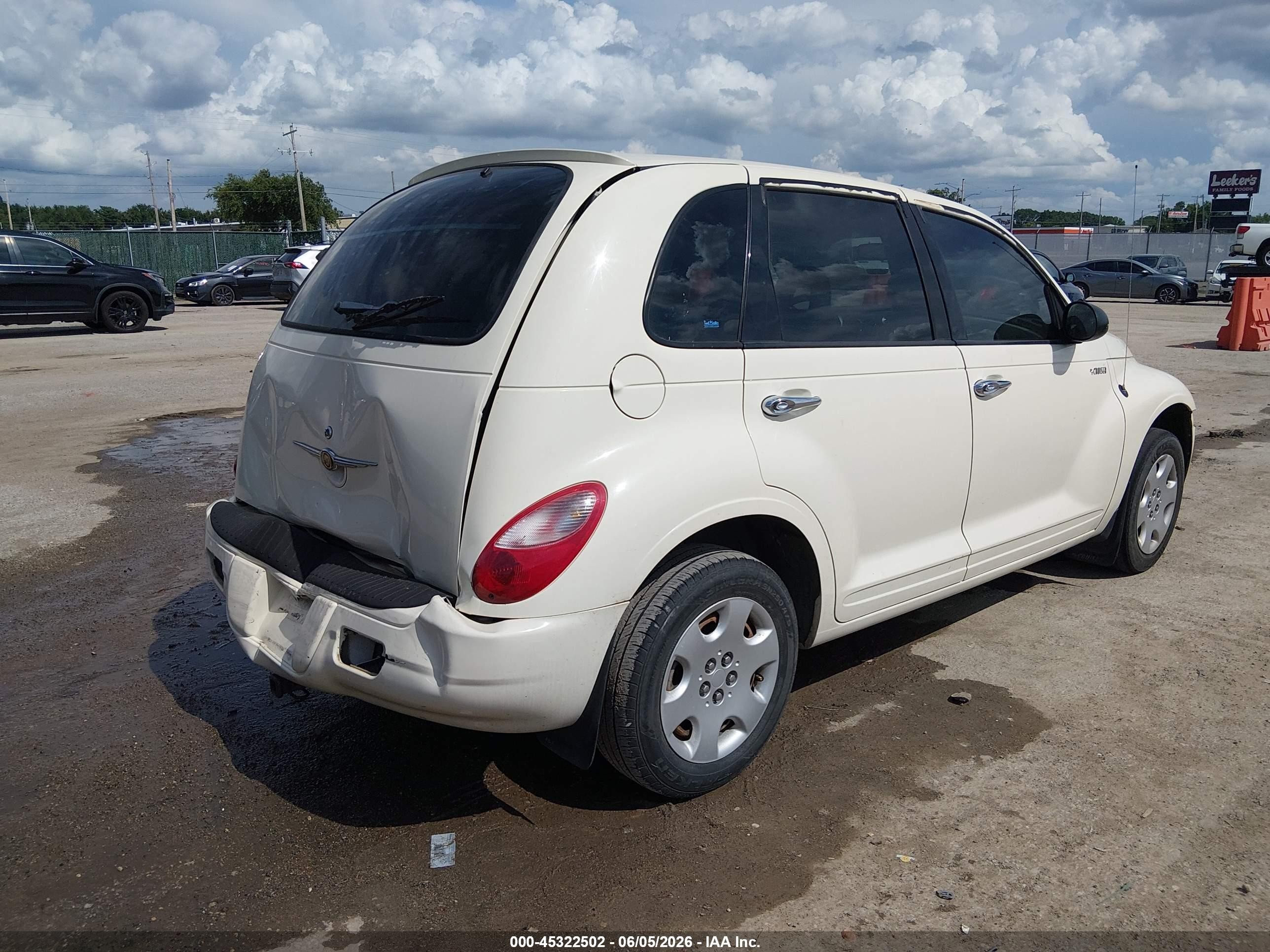 2006 Chrysler Pt Cruiser   Cream vin: 3A4FY48B46T339186