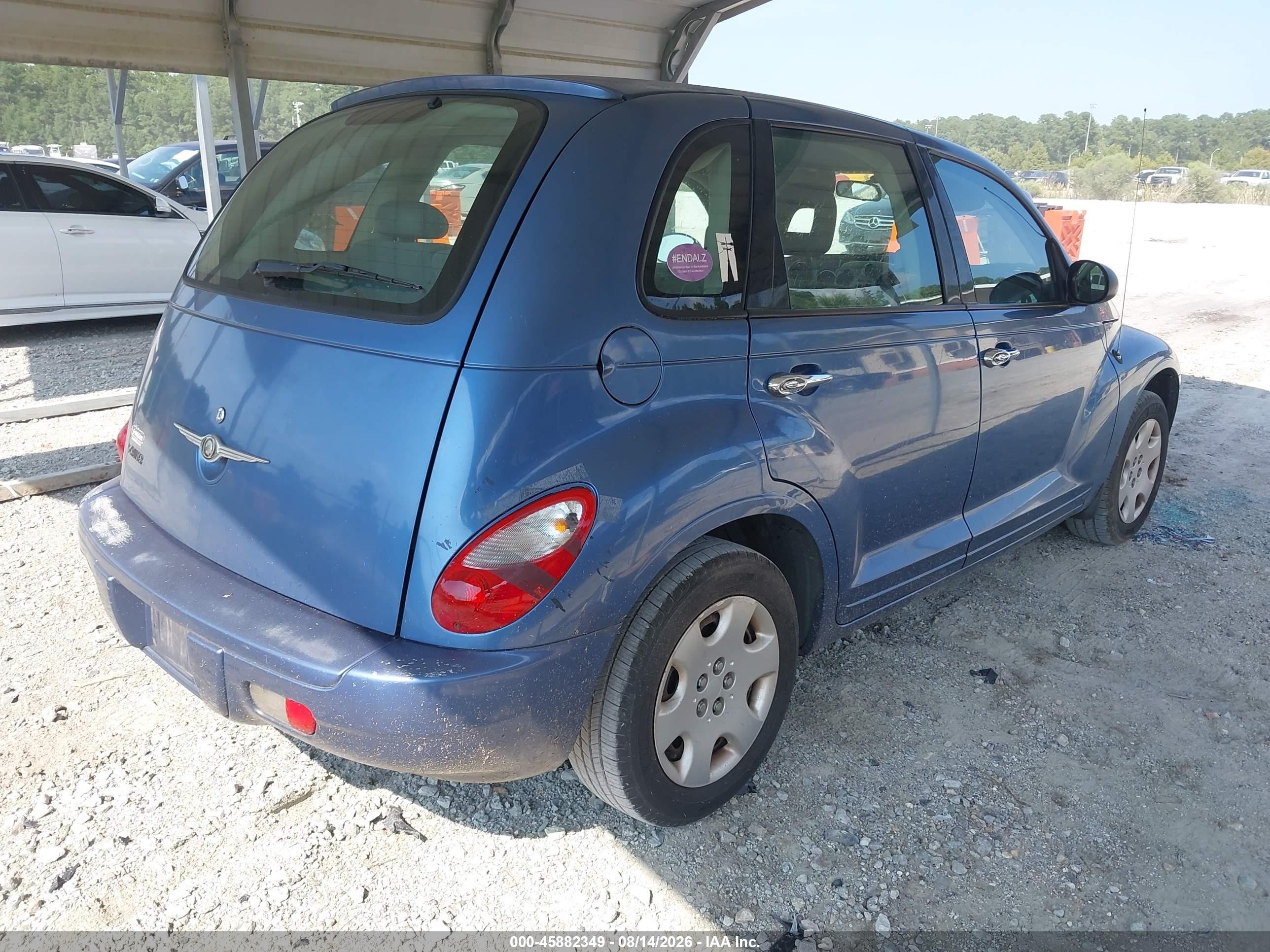 2007 Chrysler Pt Cruiser   Синий vin: 3A4FY48B47T517003