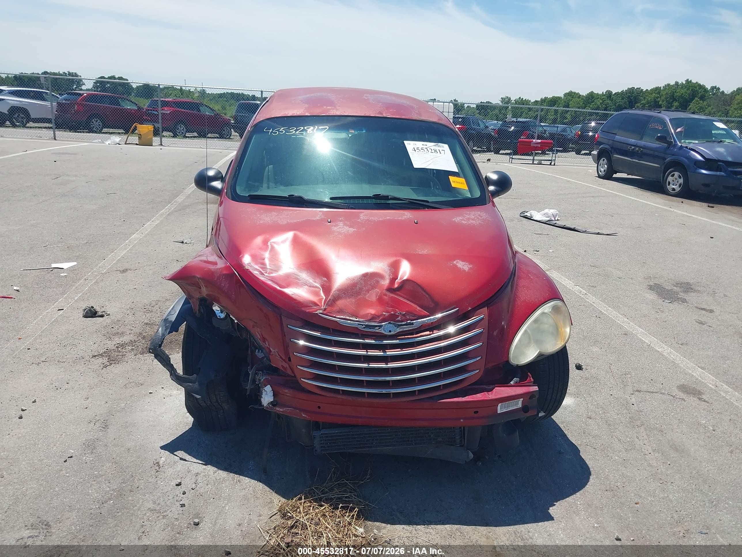 2006 Chrysler Pt Cruiser   Красный vin: 3A4FY48B56T237749