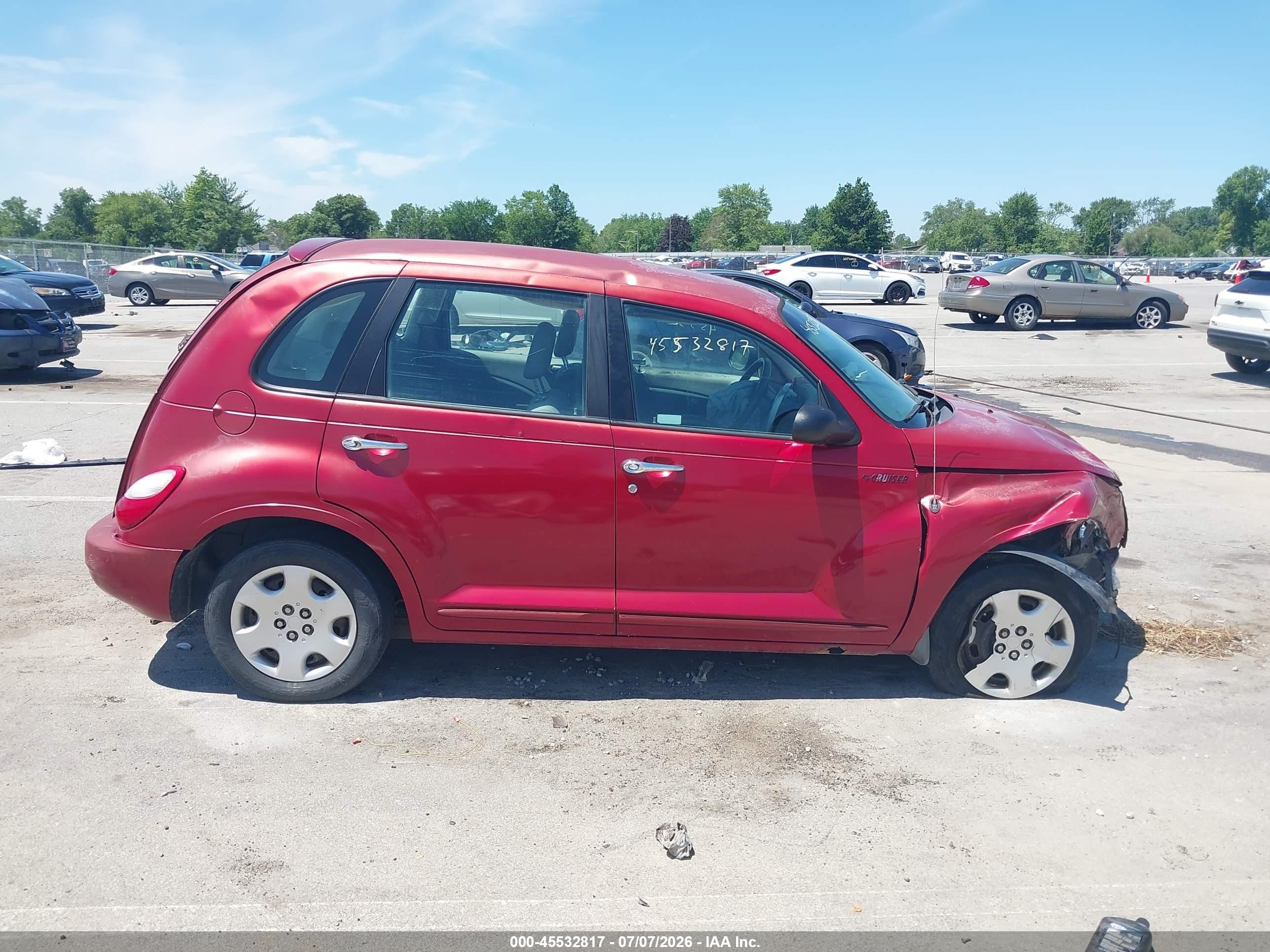 2006 Chrysler Pt Cruiser   Красный vin: 3A4FY48B56T237749