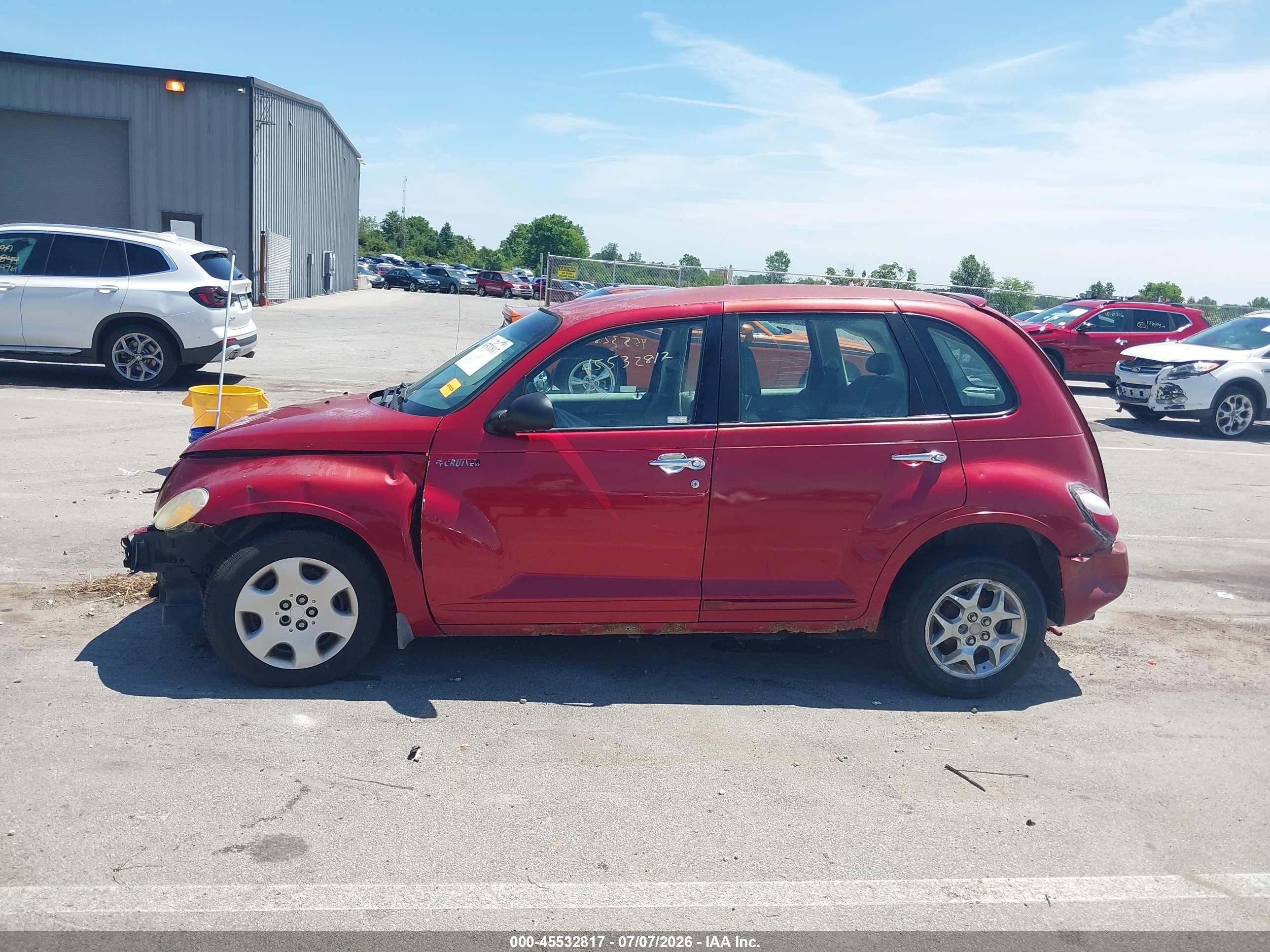 2006 Chrysler Pt Cruiser   Красный vin: 3A4FY48B56T237749