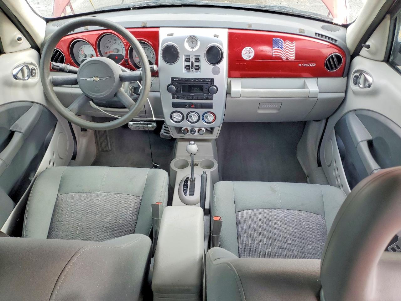 2007 Chrysler Pt Cruiser Red vin: 3A4FY48B57T510948