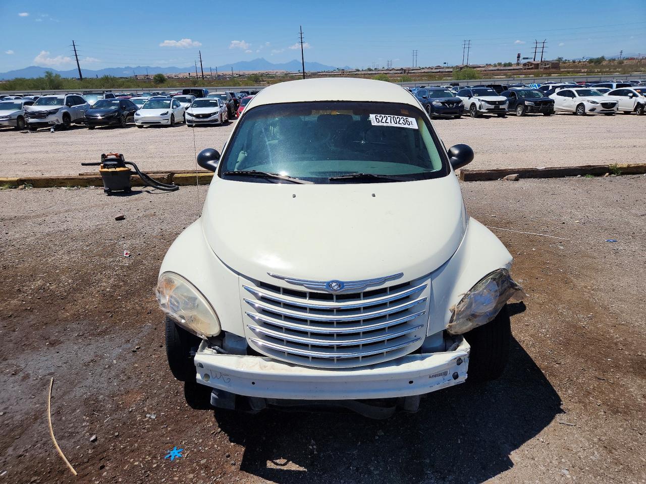 2007 Chrysler Pt Cruiser White vin: 3A4FY48B57T589828
