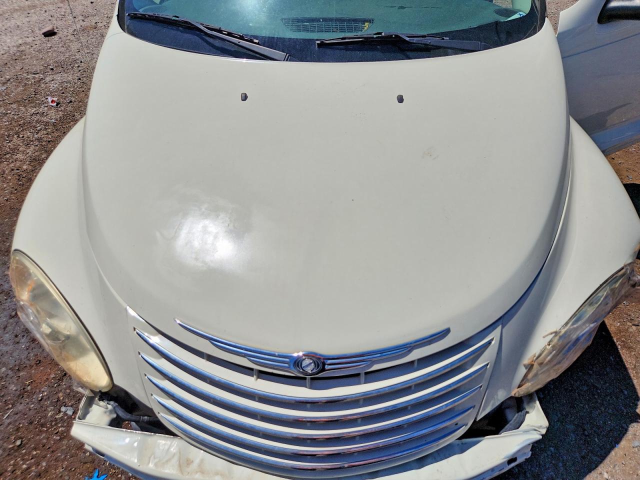 2007 Chrysler Pt Cruiser White vin: 3A4FY48B57T589828