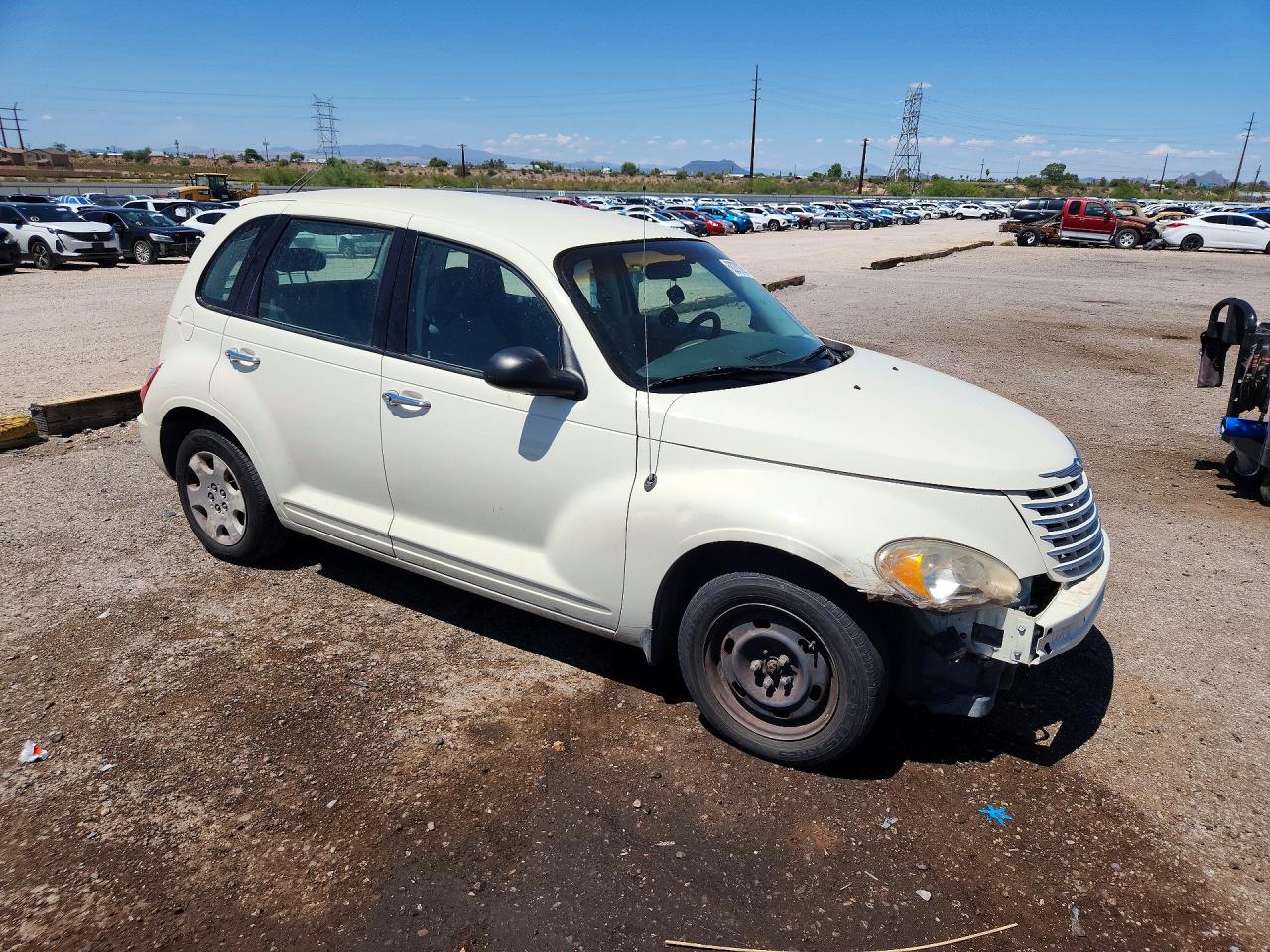 2007 Chrysler Pt Cruiser White vin: 3A4FY48B57T589828