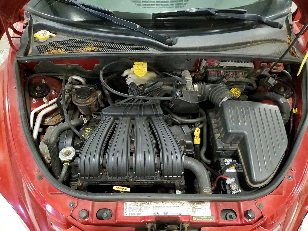 2006 Chrysler Pt Cruiser Red vin: 3A4FY48B66T274681